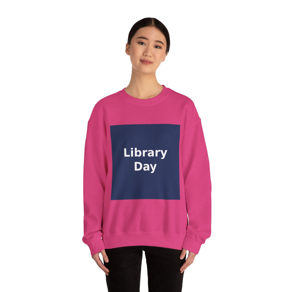 "Library Day" Black Cat Crewneck | College Girl Gift | Fashion | KayKay Classics