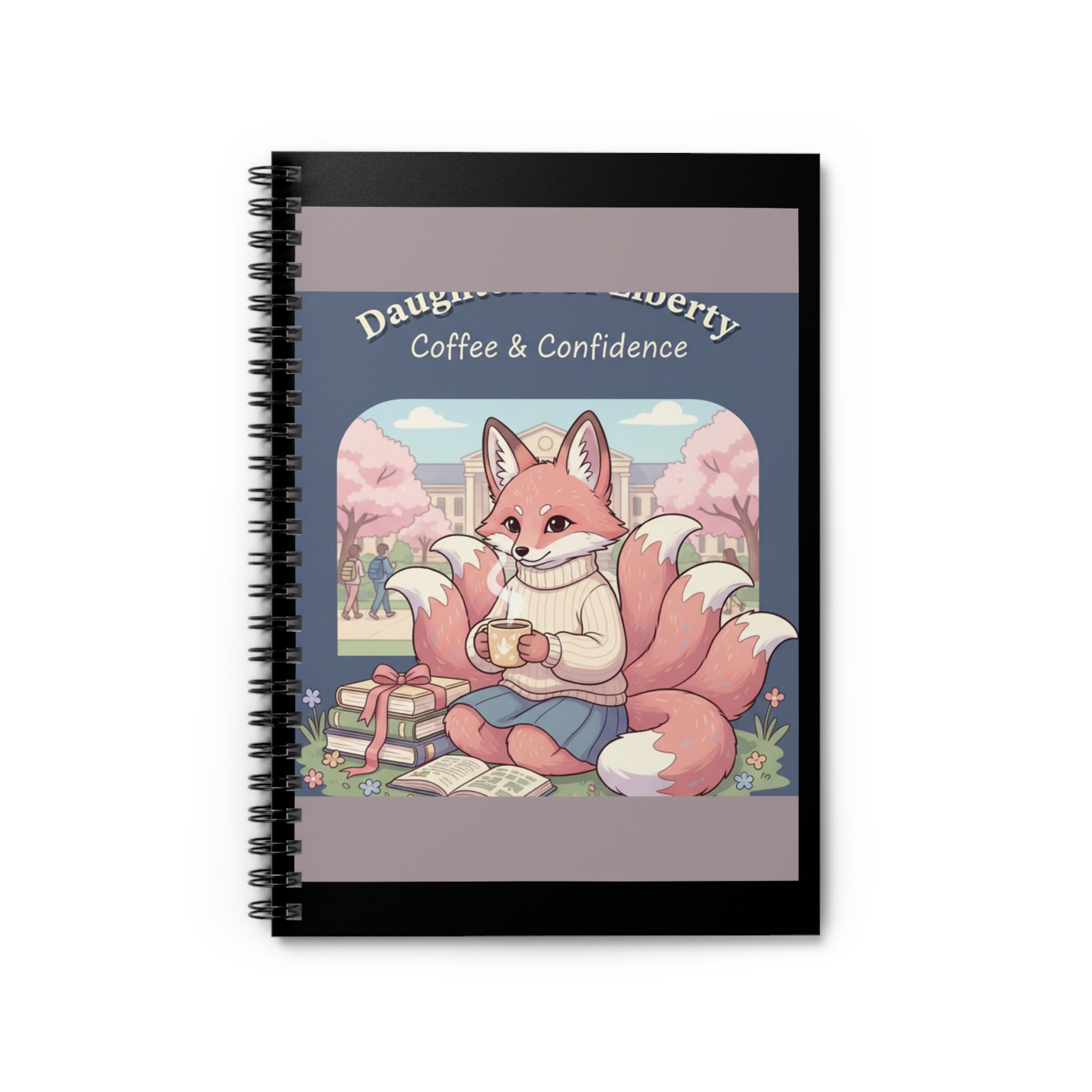 Kitsune Spiral Notebook – Daughters of Liberty