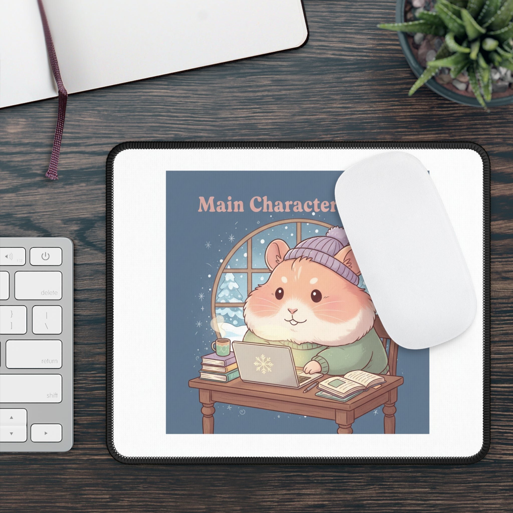 Hamster Mouse Pad – Main Character Energy