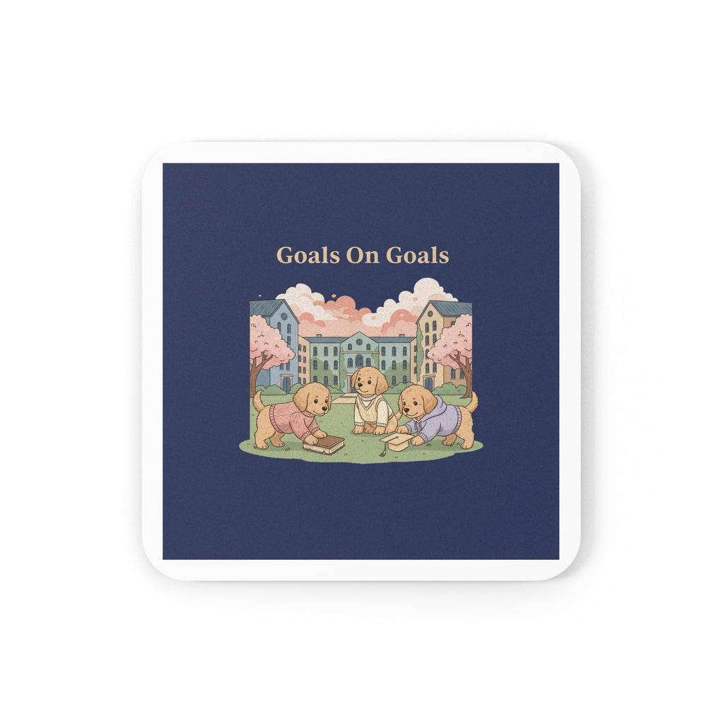 Goals on Goals Cork Coaster – Unique Gift
