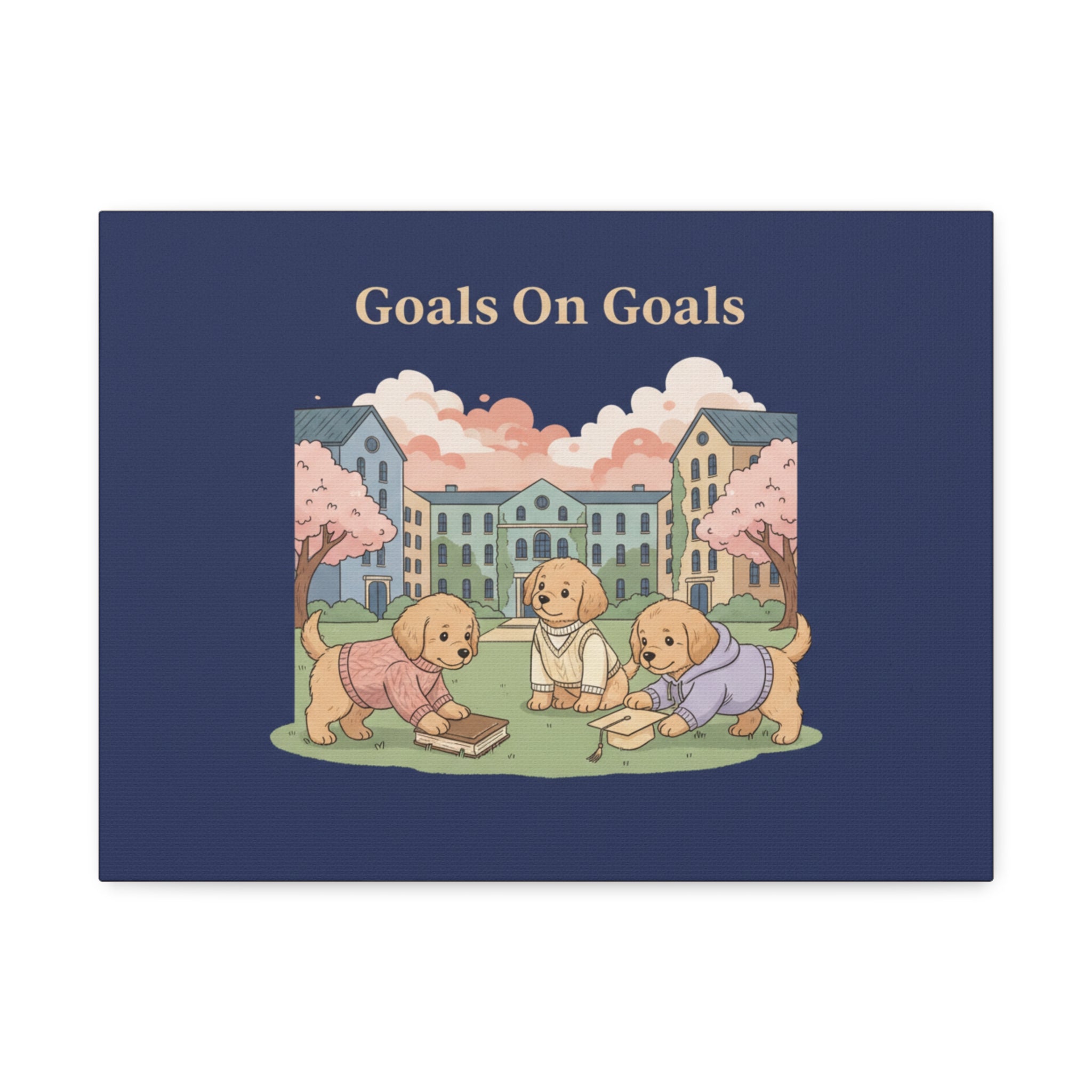Goals on Goals Canvas Print – Home Decor