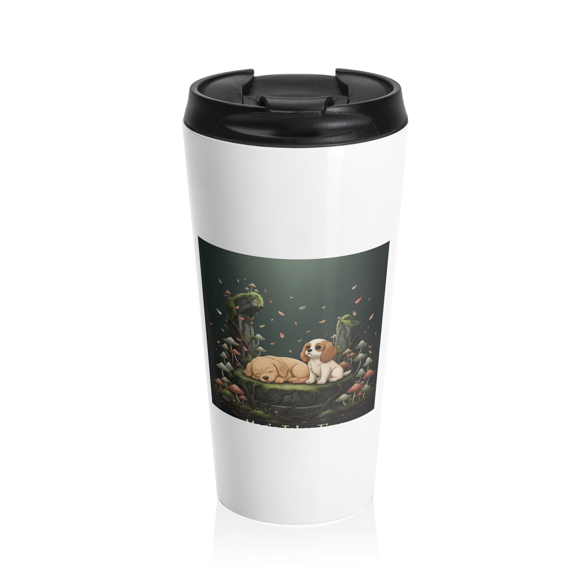 Puppies Travel Mug – Magic Takes Time