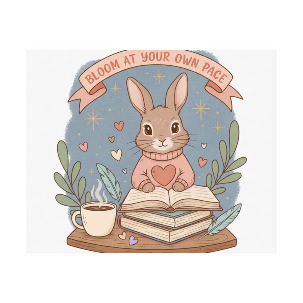 Bloom at Your Own Pace Poster