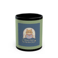 Cat Black Mug 11oz – Library Days Are the Best Days