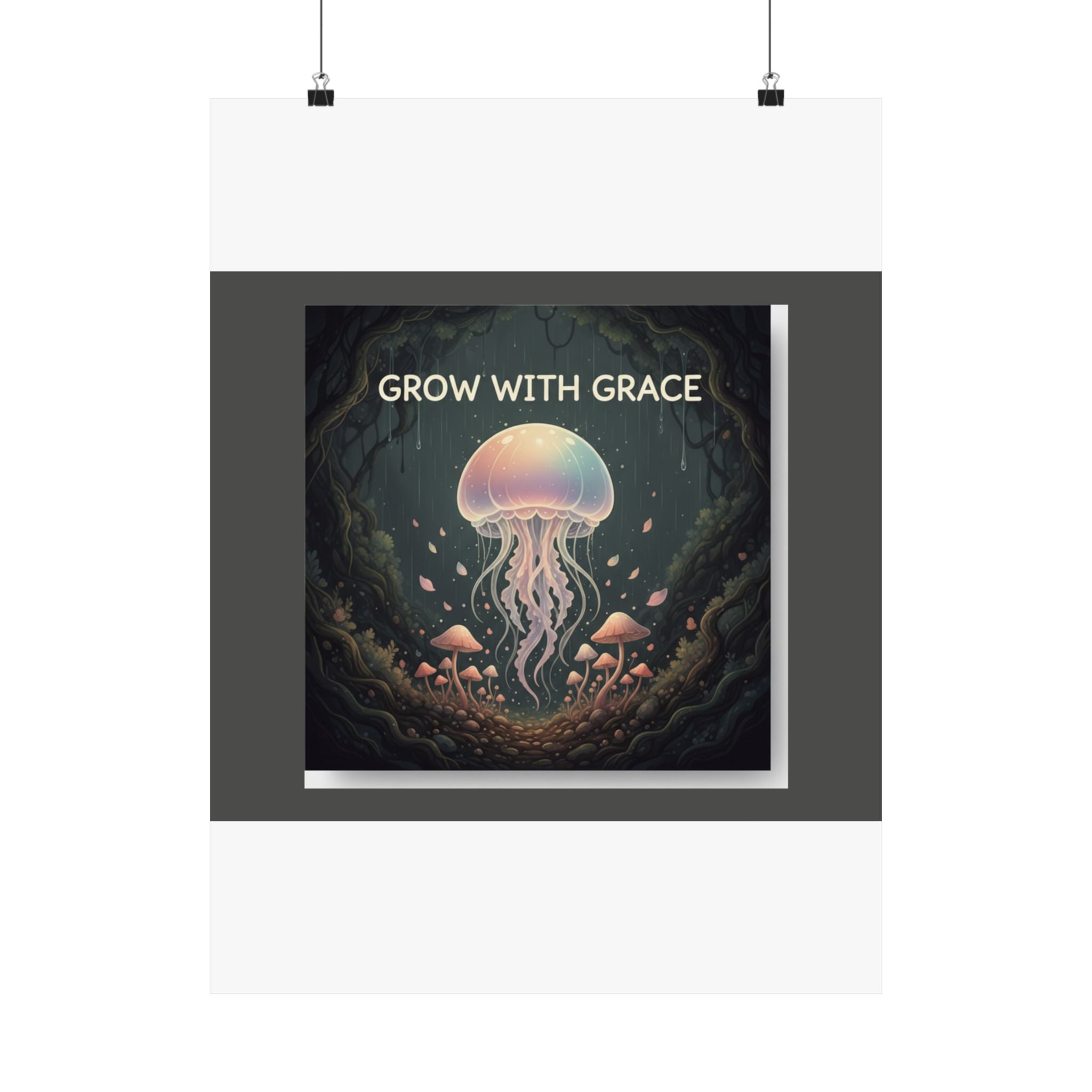 Kawaii Jellyfish Poster – Grow With Grace