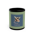 Bee Black Mug 11oz – Sparkle Daily