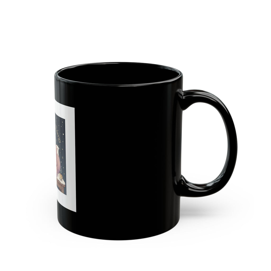 Bunny Black Mug 11oz – Main Character Energy