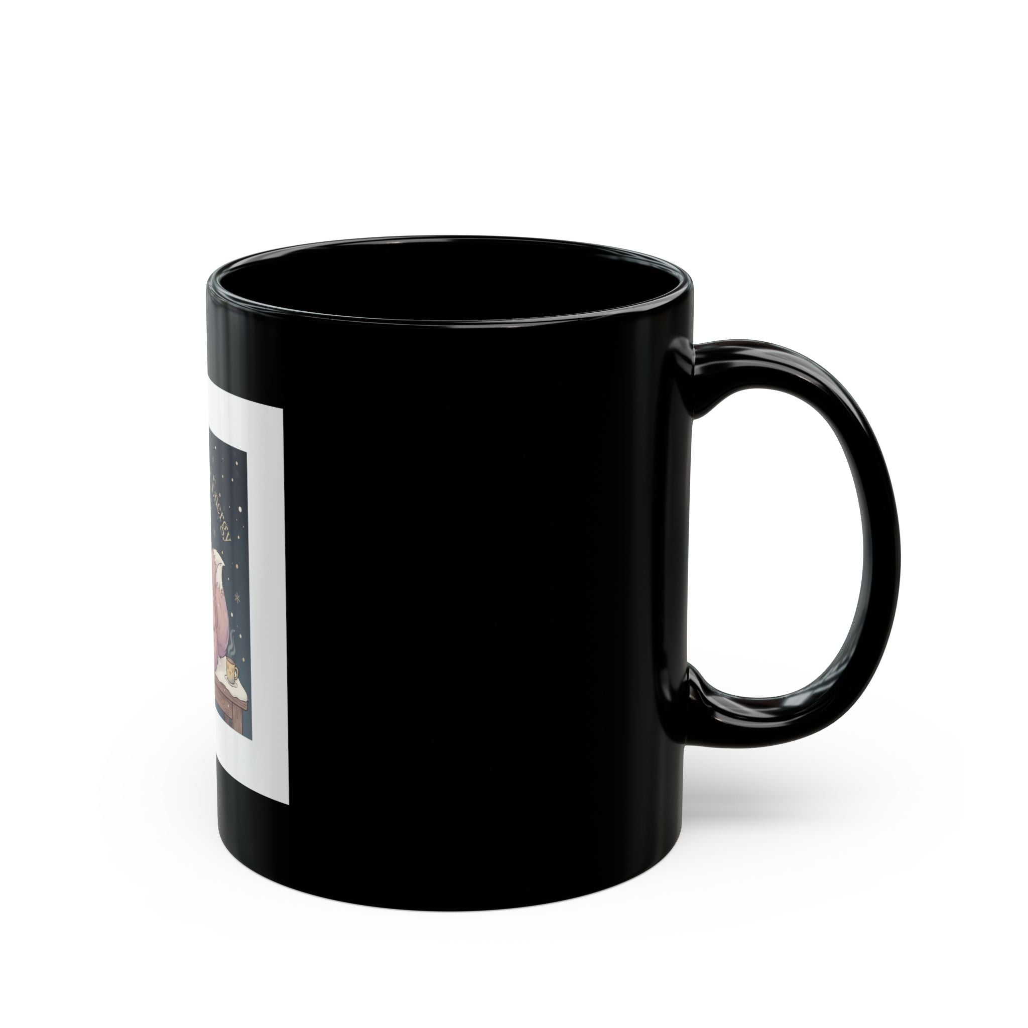 Bunny Black Mug 11oz – Main Character Energy