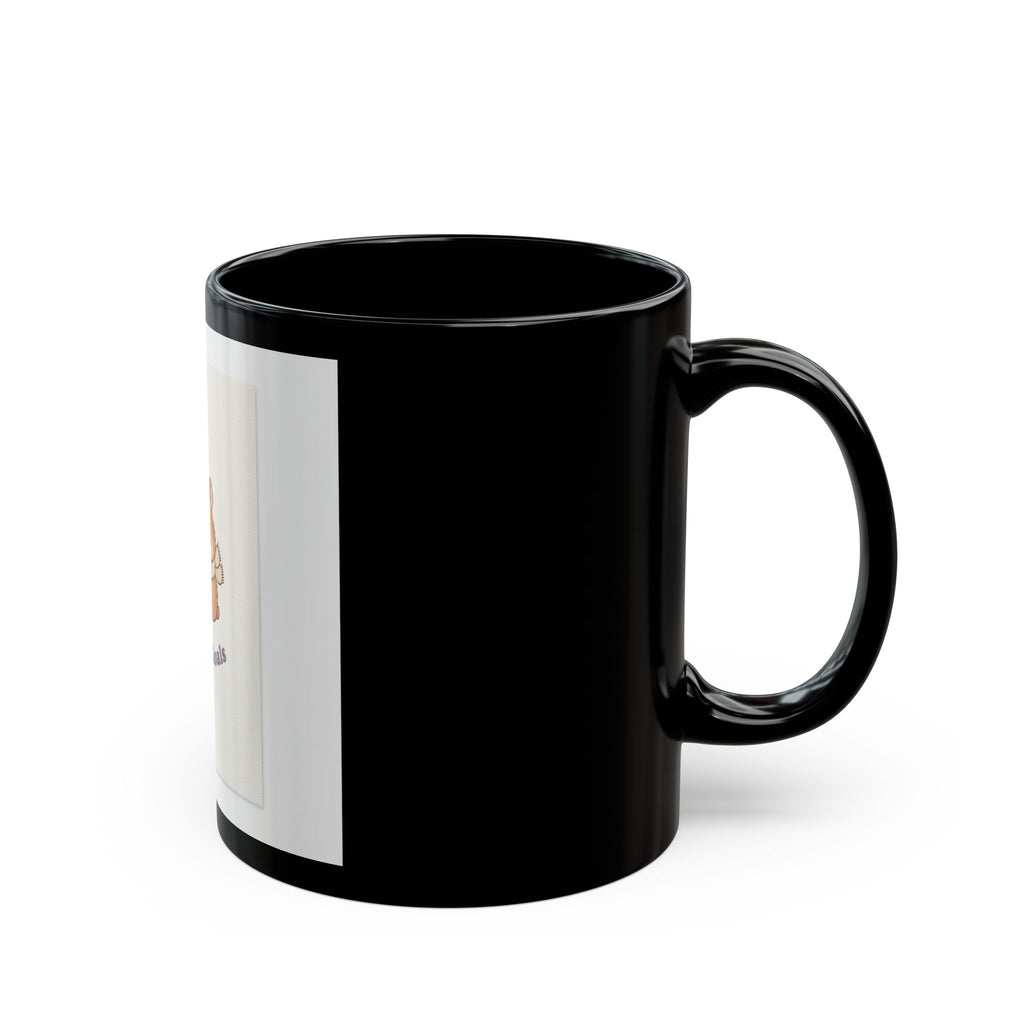 Goals On Goals Hamster Black Mug 11oz