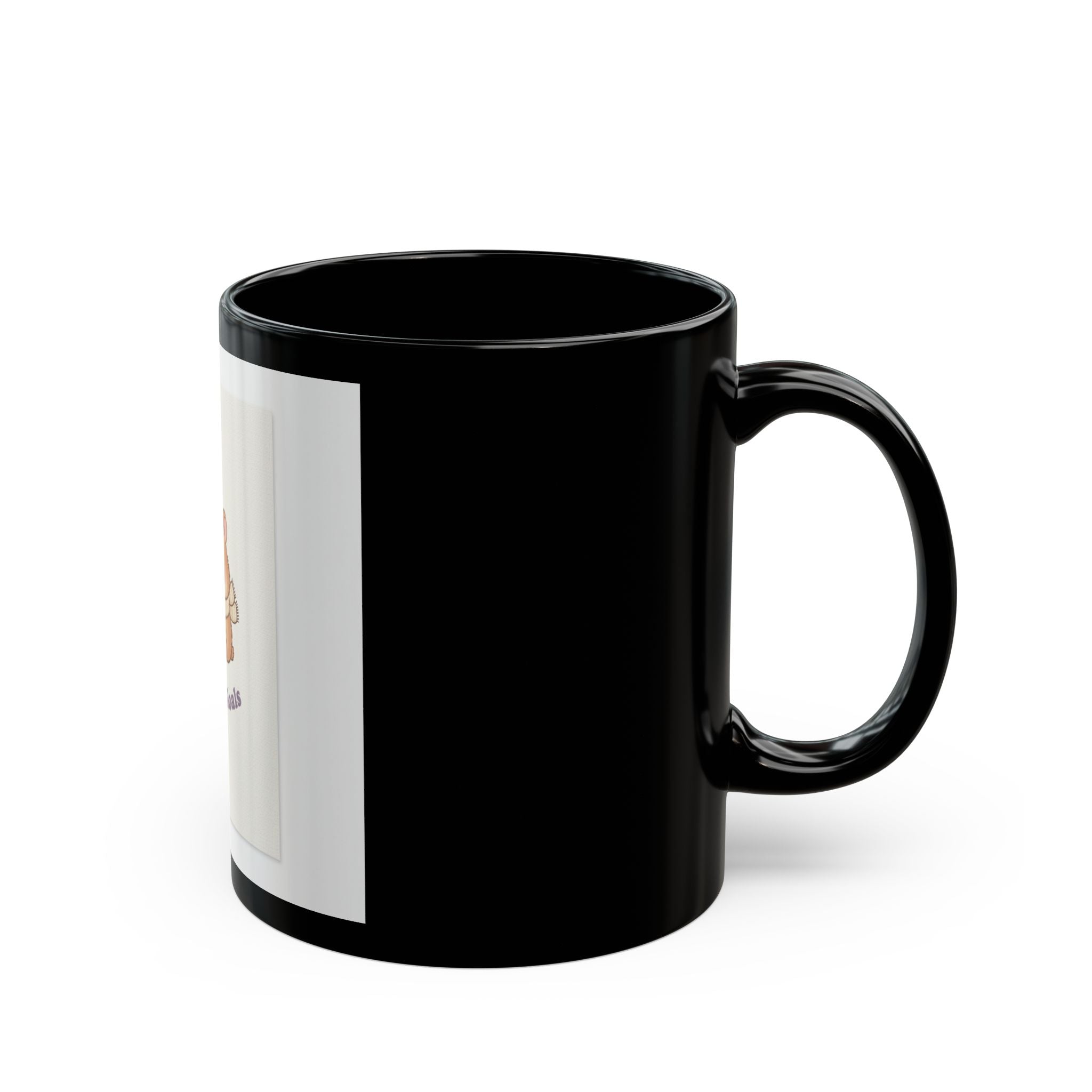 Goals On Goals Hamster Black Mug 11oz