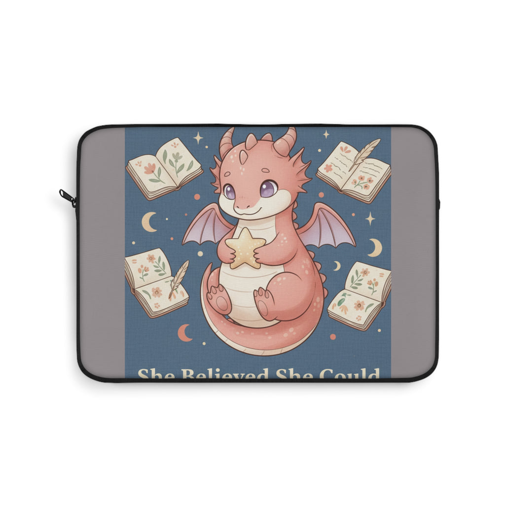 Dragon Laptop Sleeve – She Believed She Could