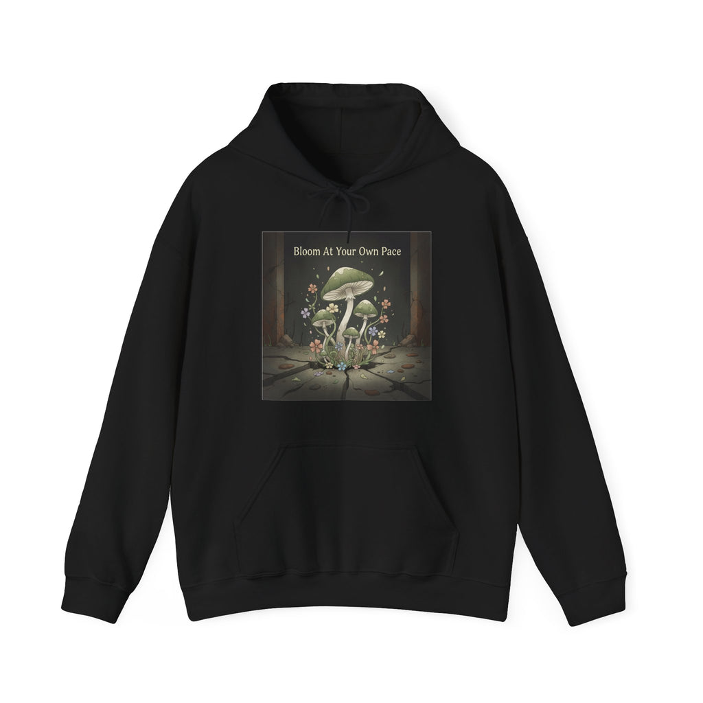 Black Cat Hoodie – Bloom at Your Own Pace