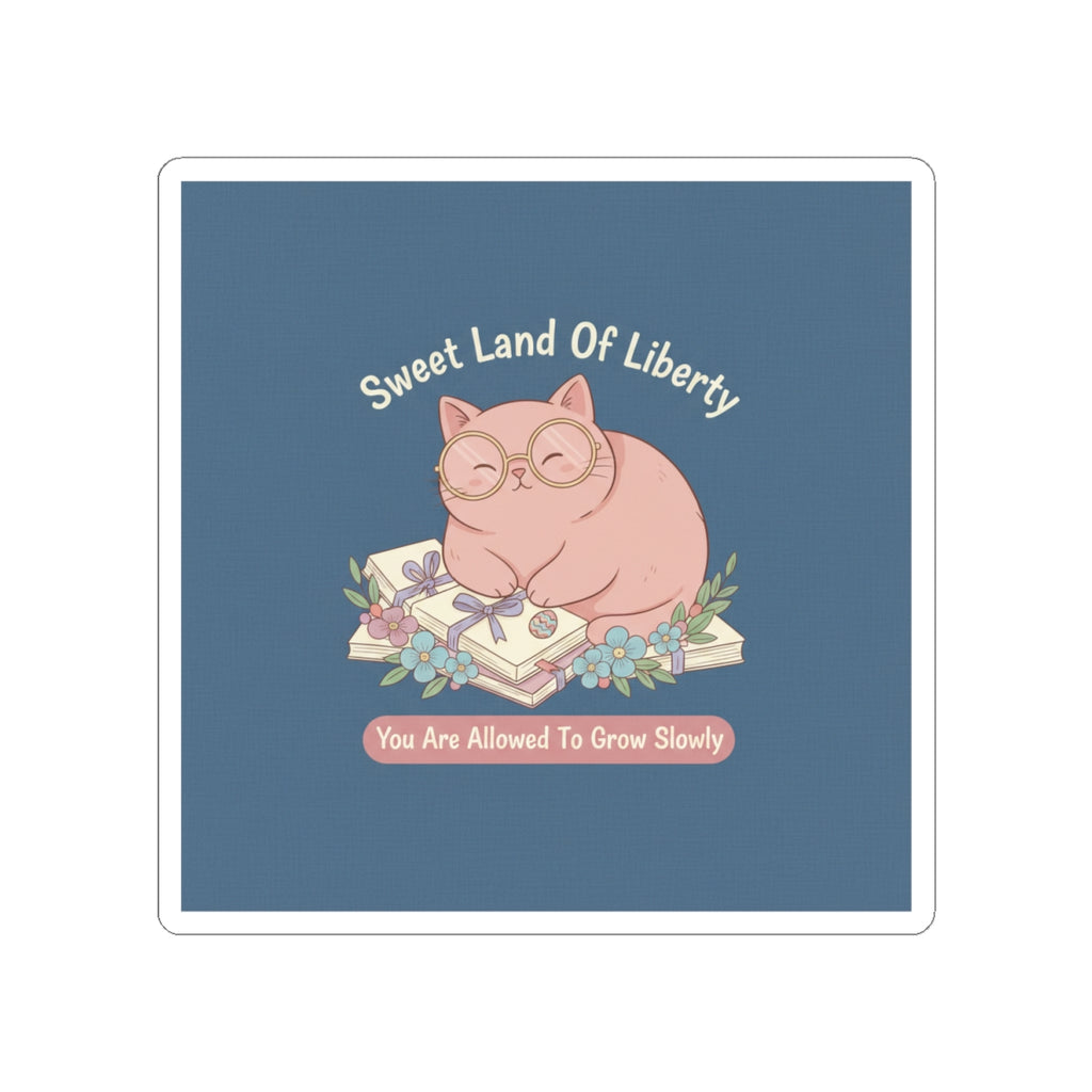 Cat Kiss-Cut Sticker – Sweet Land of Liberty