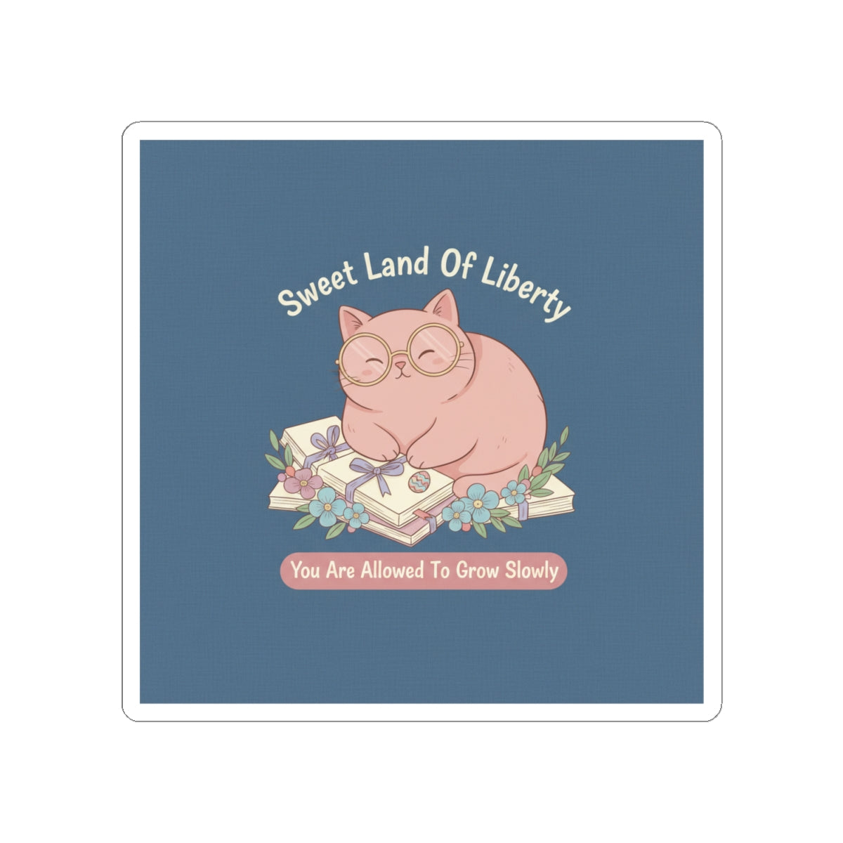 Cat Kiss-Cut Sticker – Sweet Land of Liberty