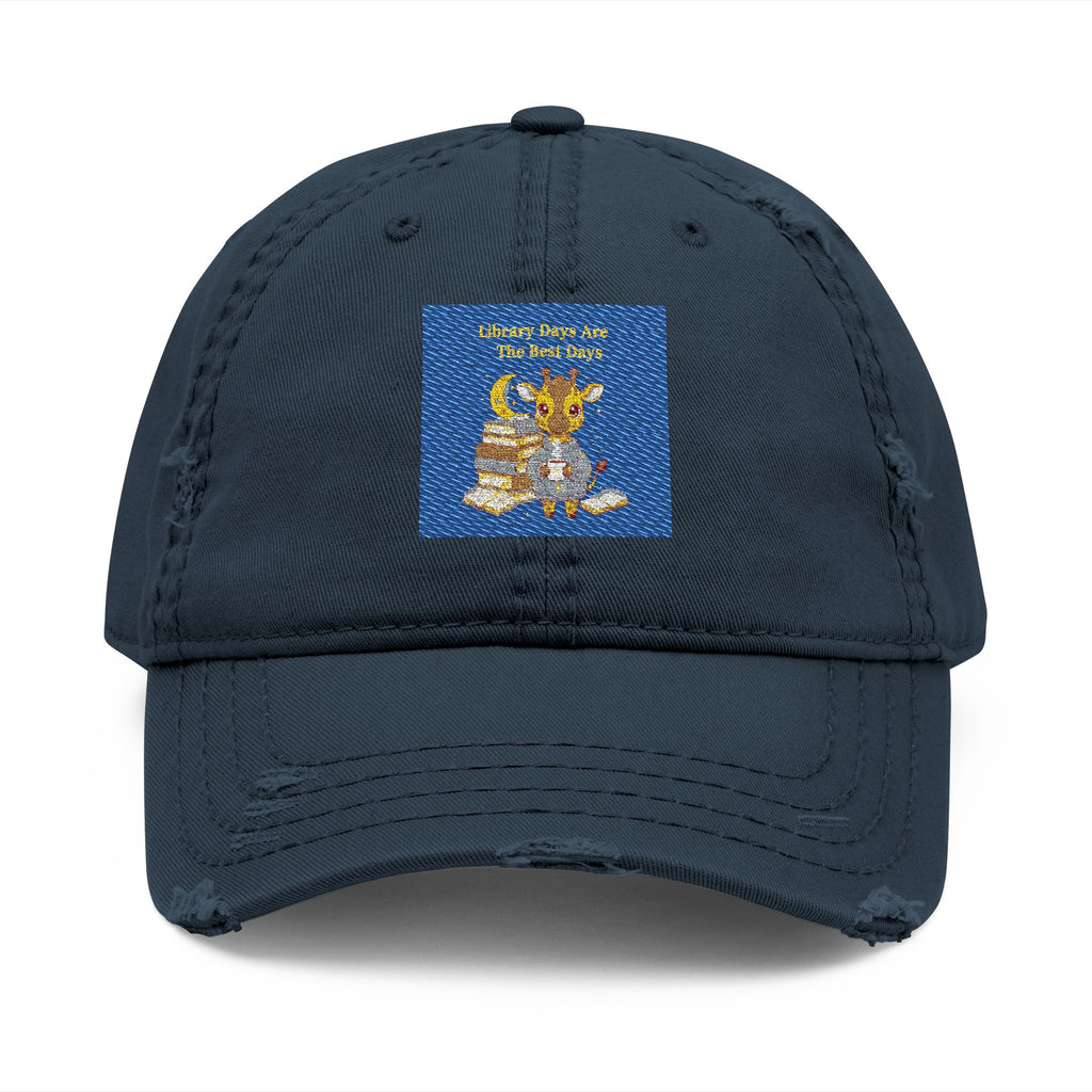 library days are the best days Dad Hat