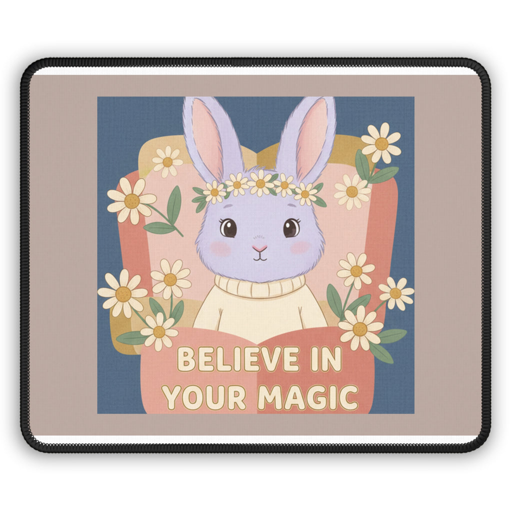 Bunny Mouse Pad – Believe in Your Magic