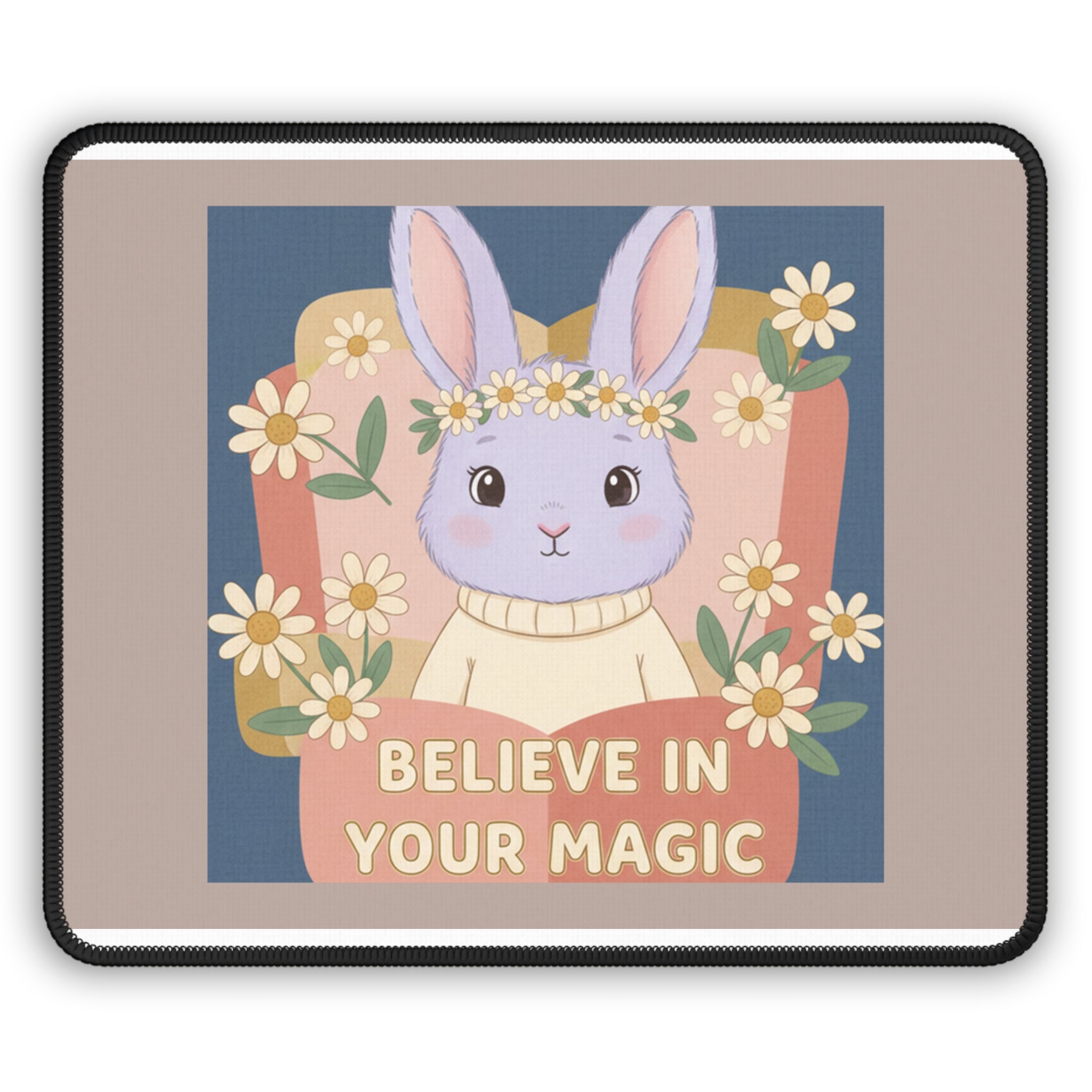 Bunny Mouse Pad – Believe in Your Magic
