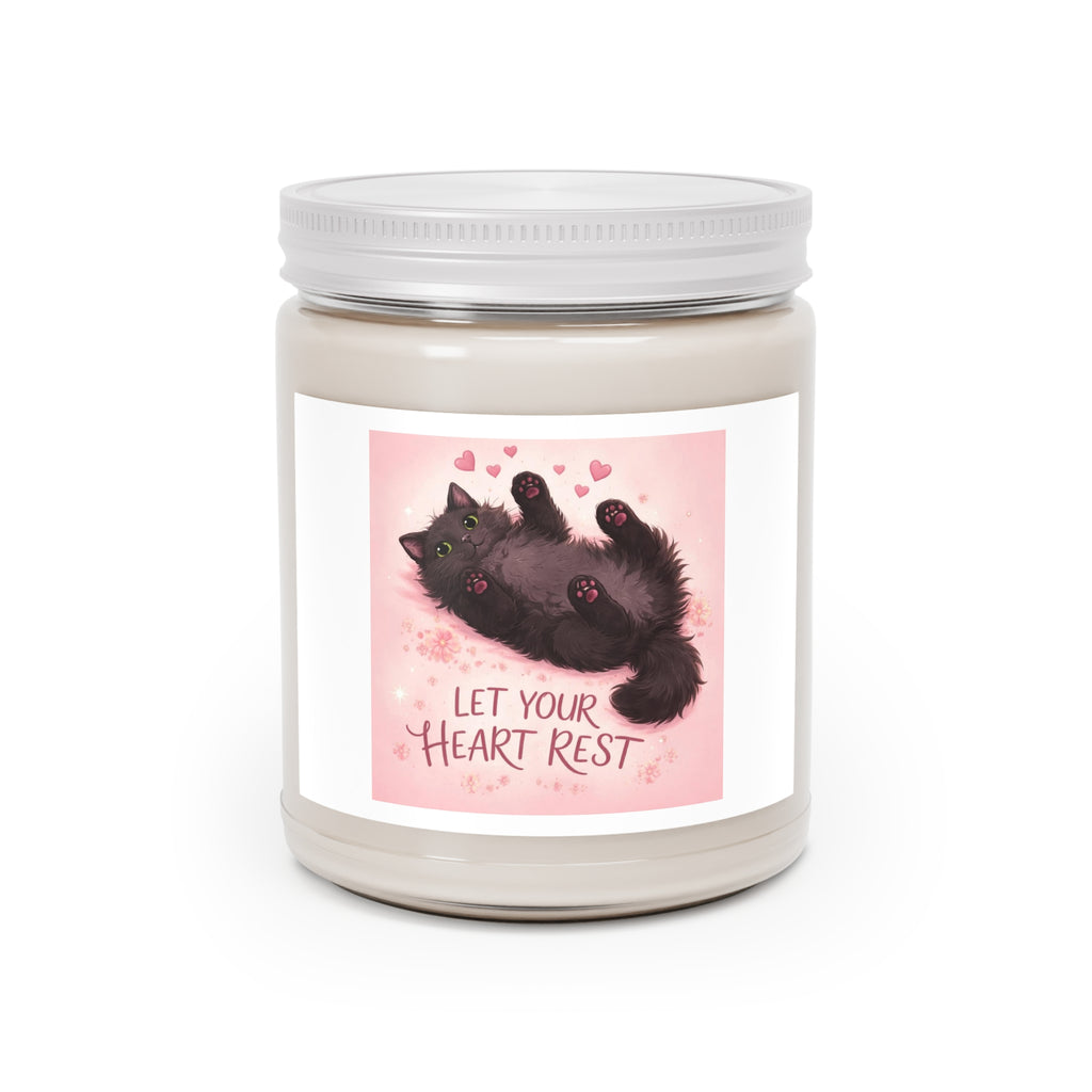 LET YOUR HEART REST Cat Scented Candle