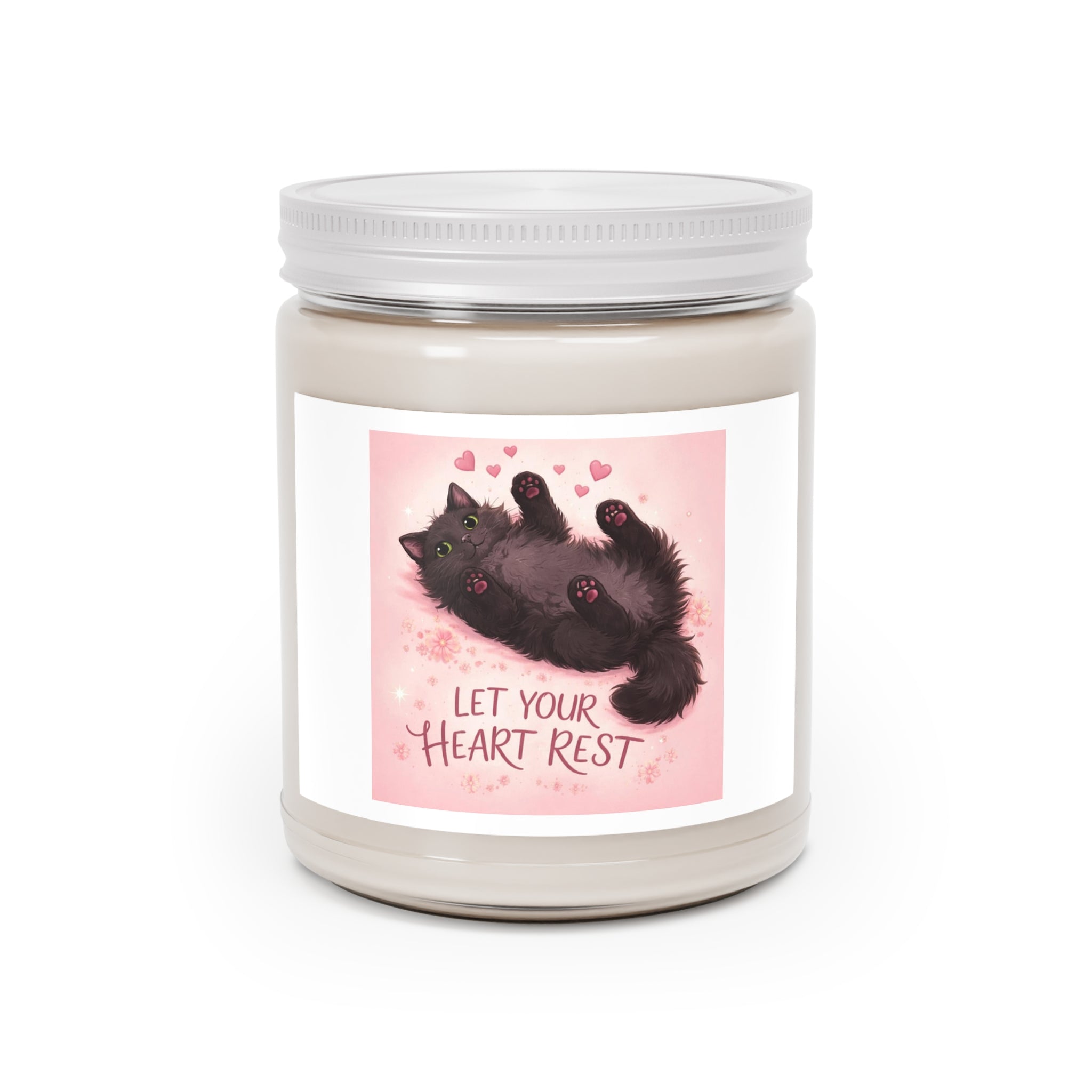 LET YOUR HEART REST Cat Scented Candle