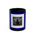 Cat Black Mug 11oz – Library Days Are the Best Days