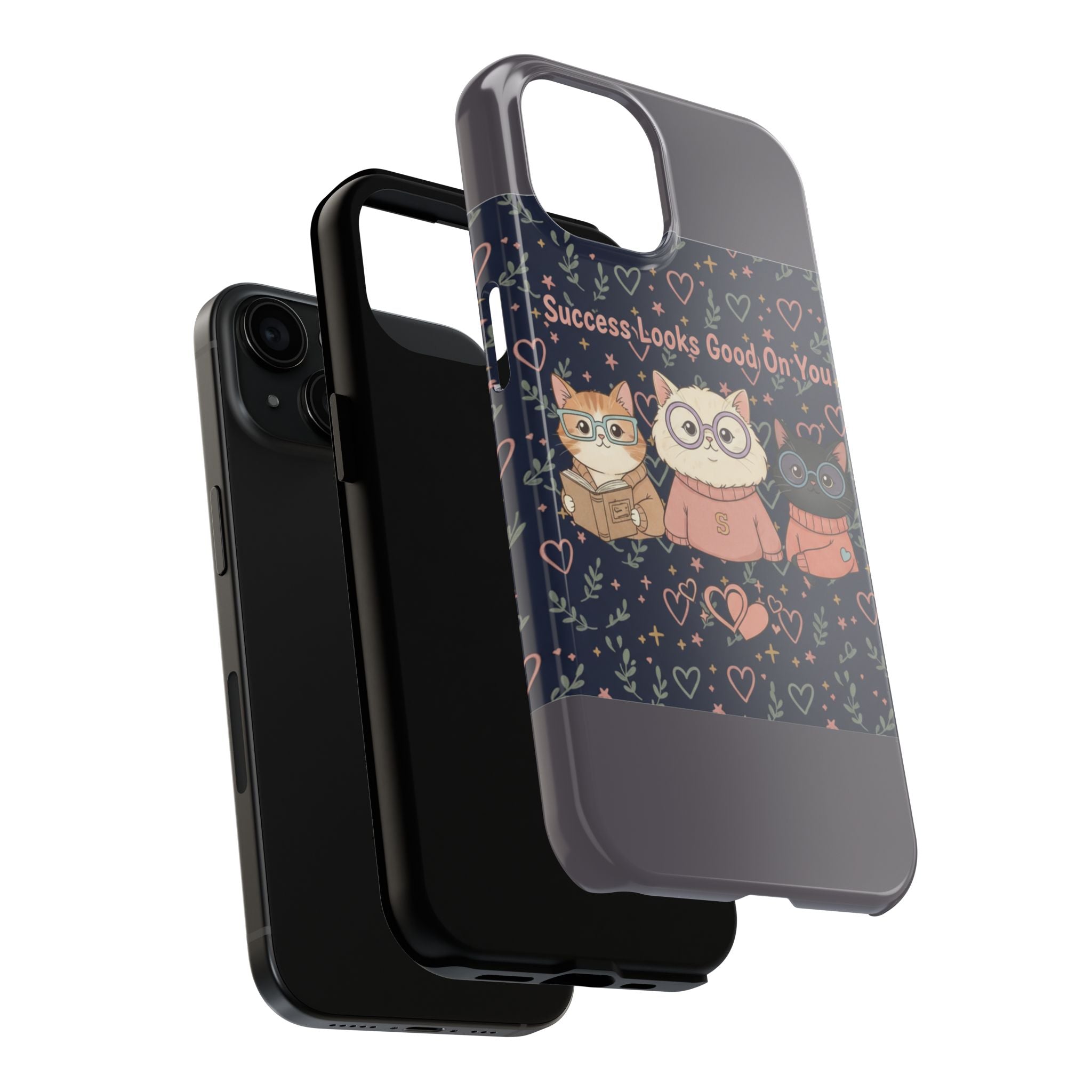 Cats With Glasses Tough Phone Case – Success Looks Good on You