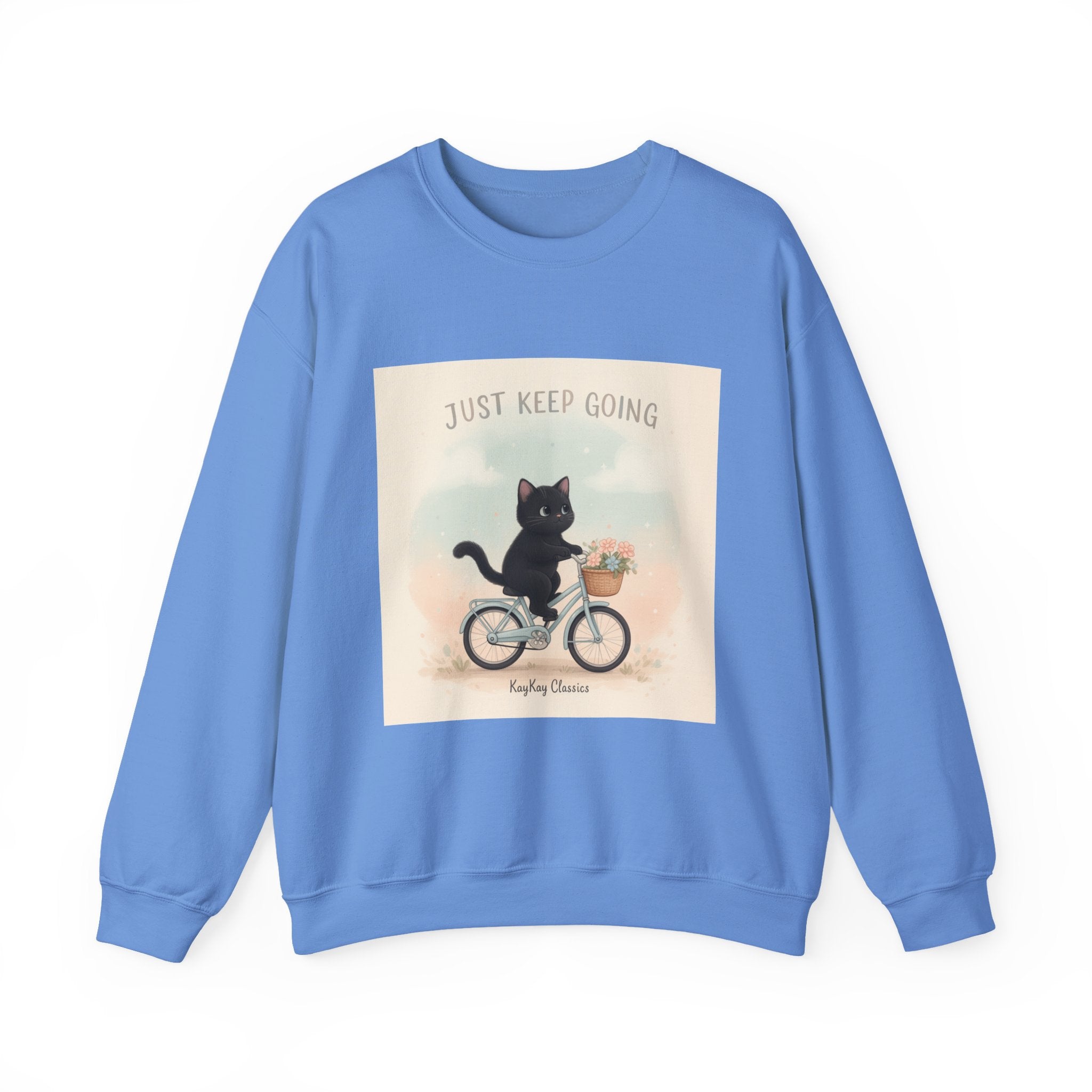 "Design" Black Cat Crewneck | College Girl Gift | Fashion | KayKay Classics
