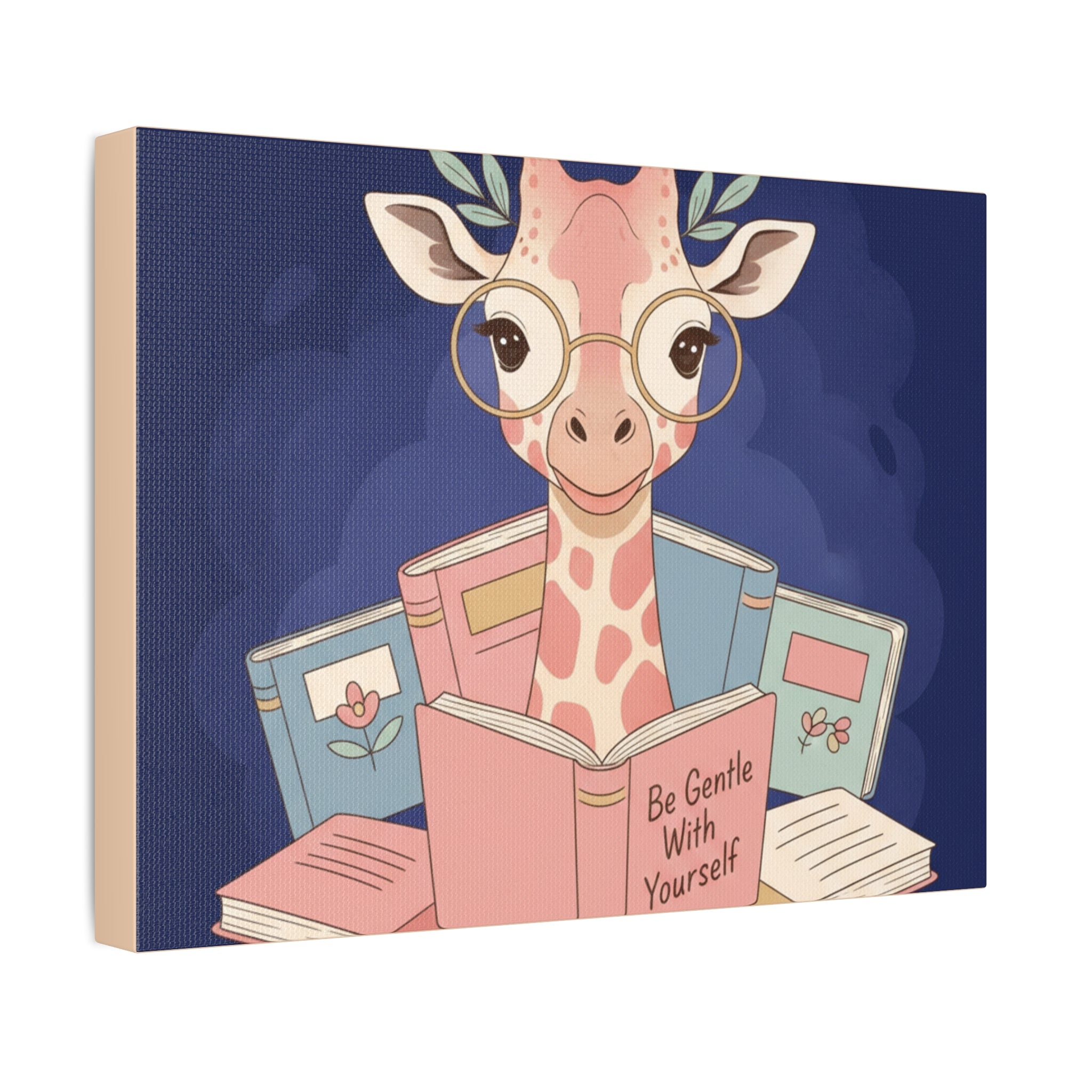 Giraffe Canvas Print – Be Gentle With Yourself