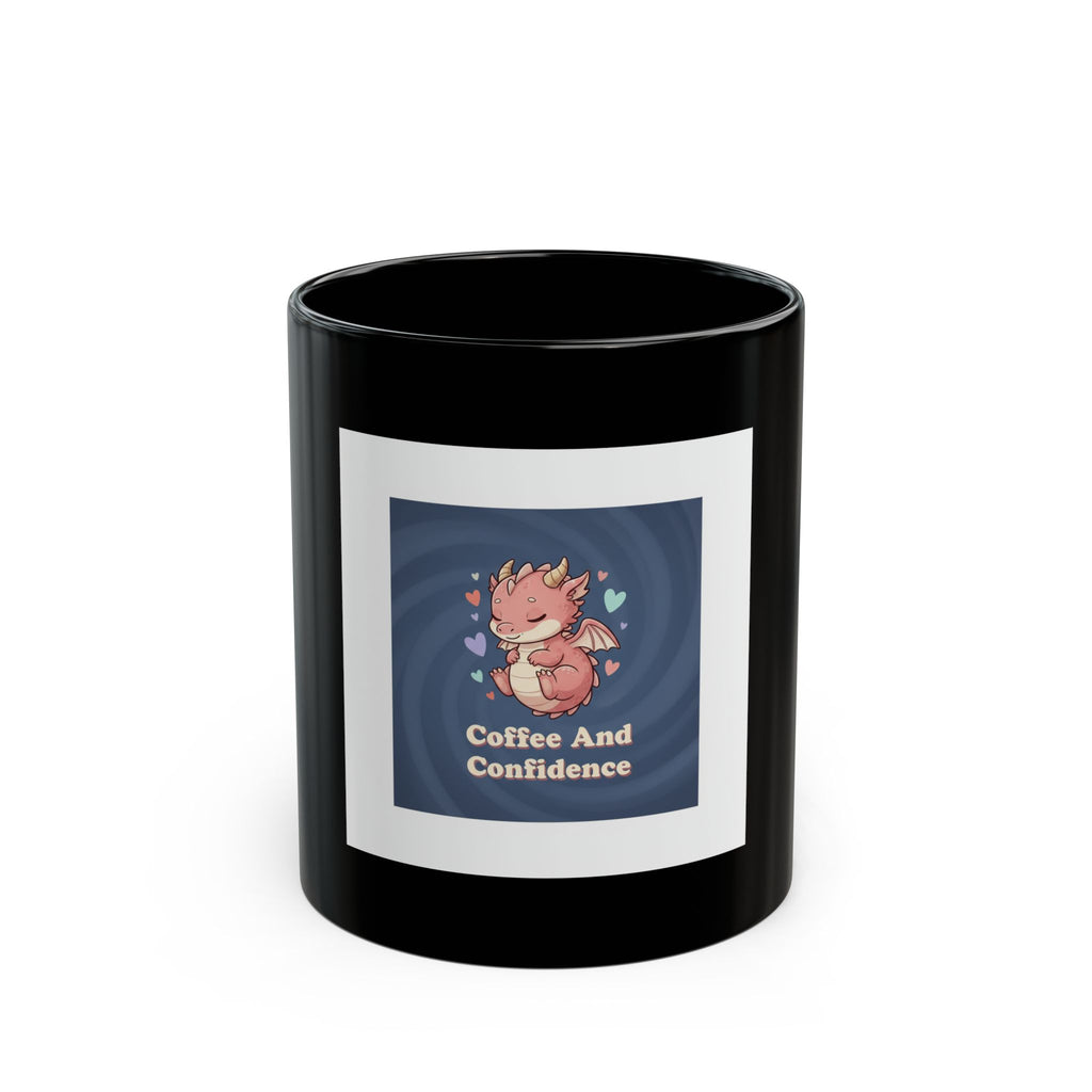 Bear Black Mug 11oz – Coffee and Confidence