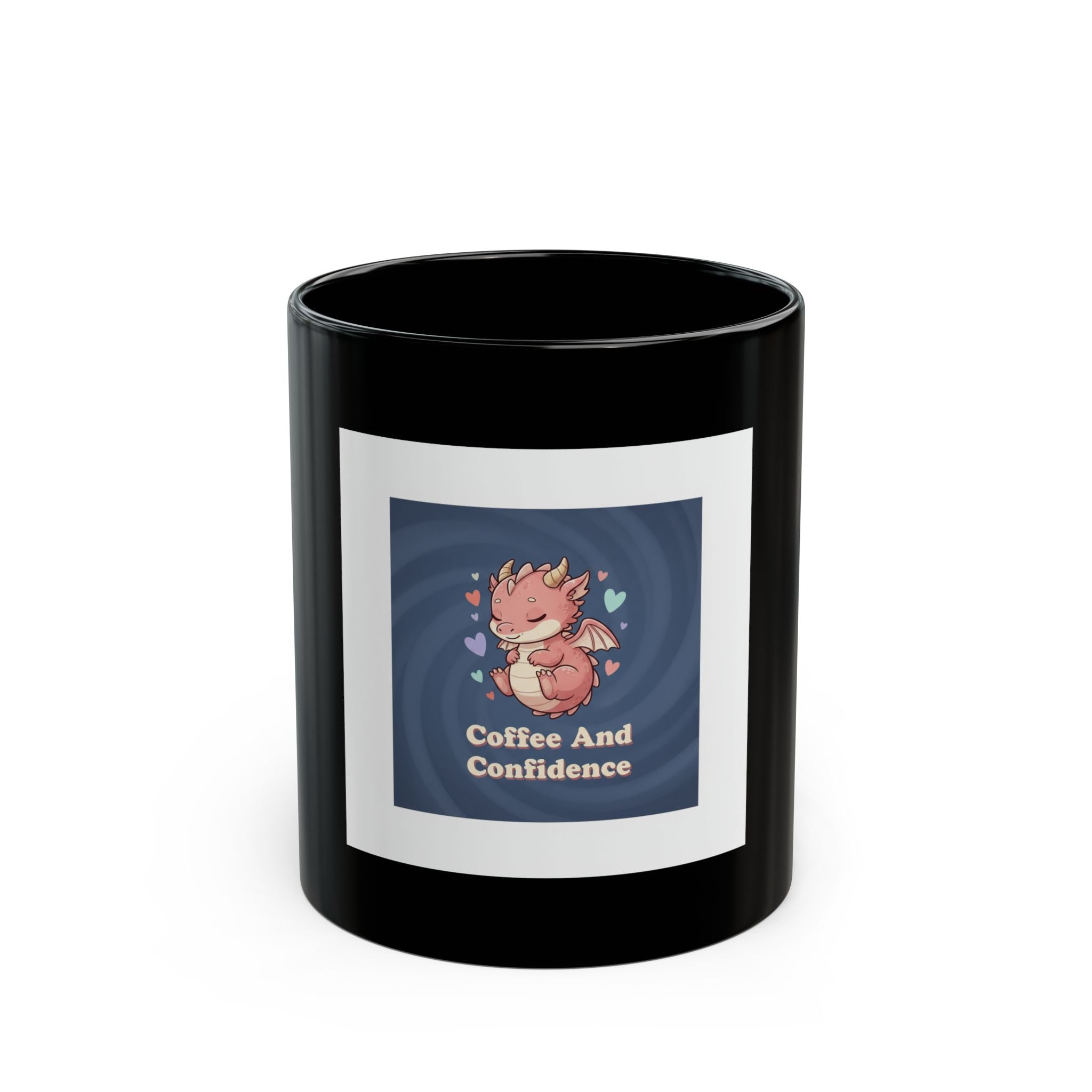 Bear Black Mug 11oz – Coffee and Confidence