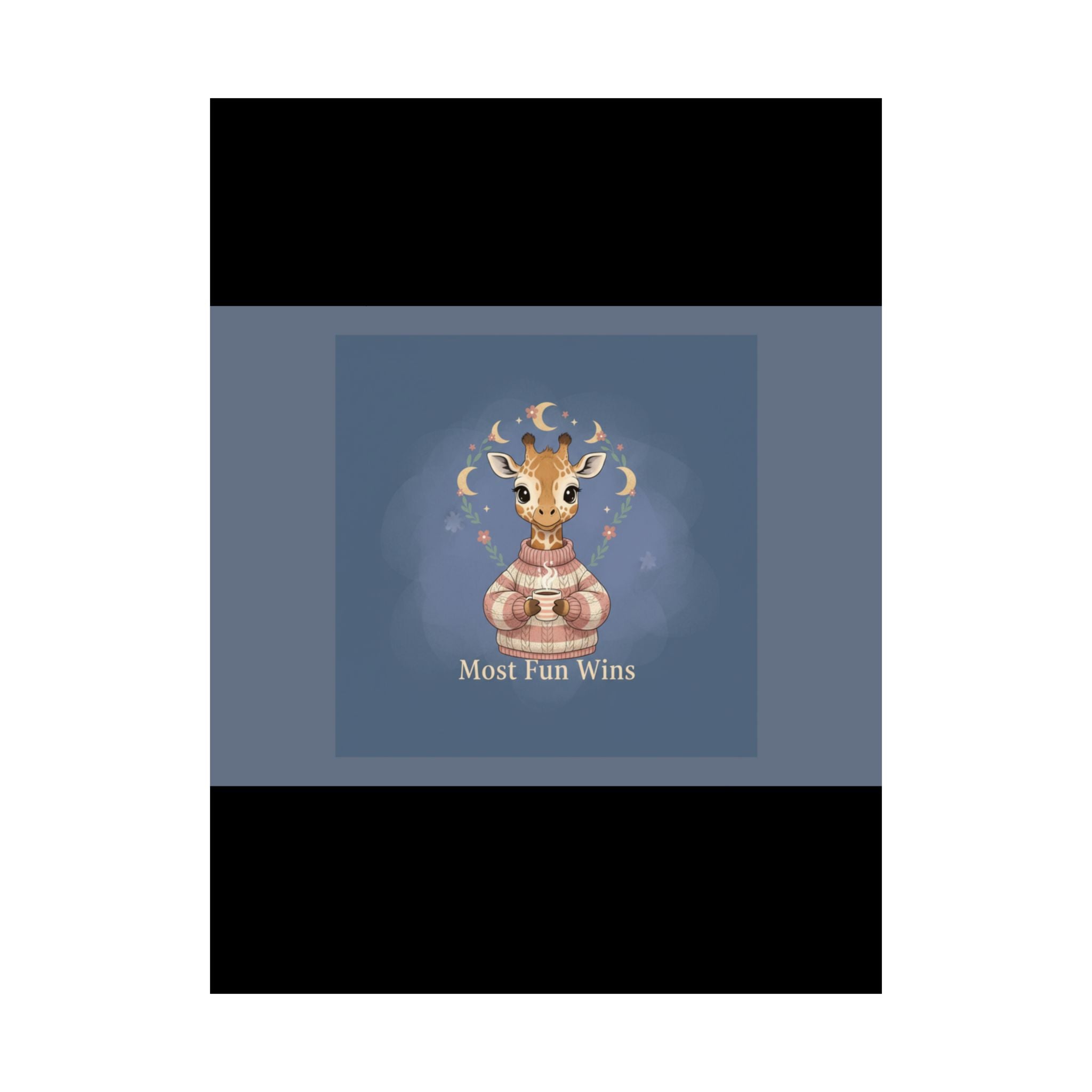 Giraffe Poster – Most Fun Wins