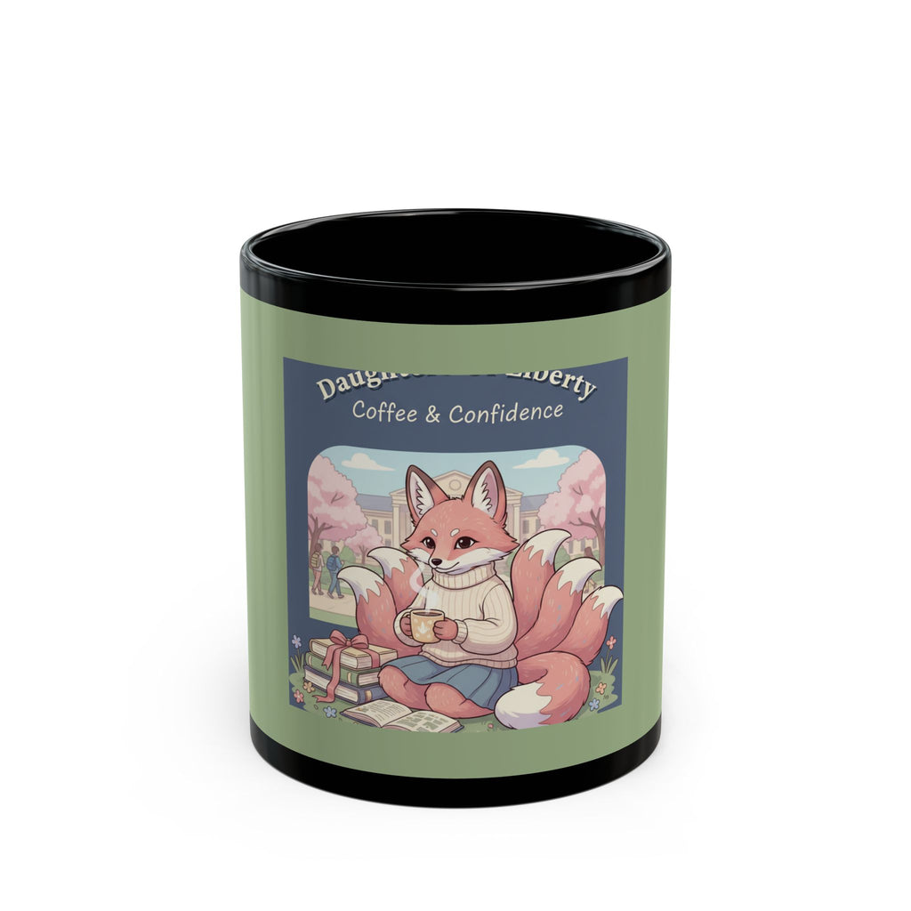 Kitsune Black Mug 11oz – Daughters of Liberty