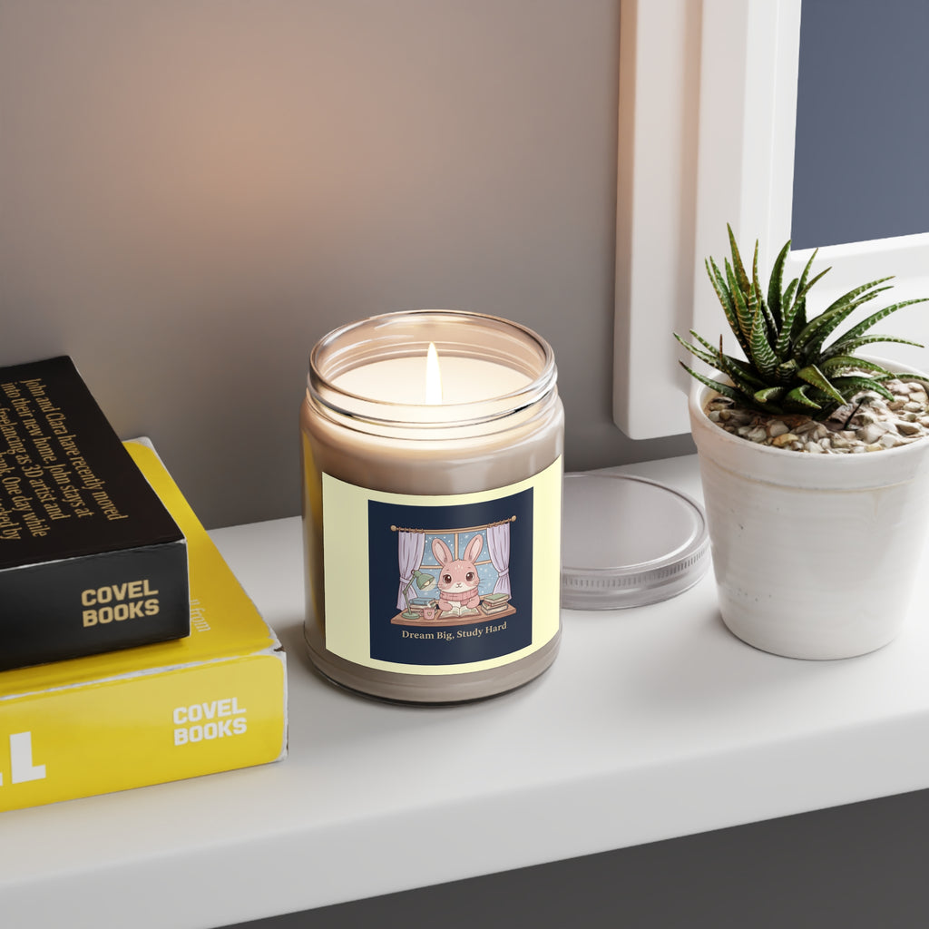 Bunny Scented Candle – Dream Big Study Hard