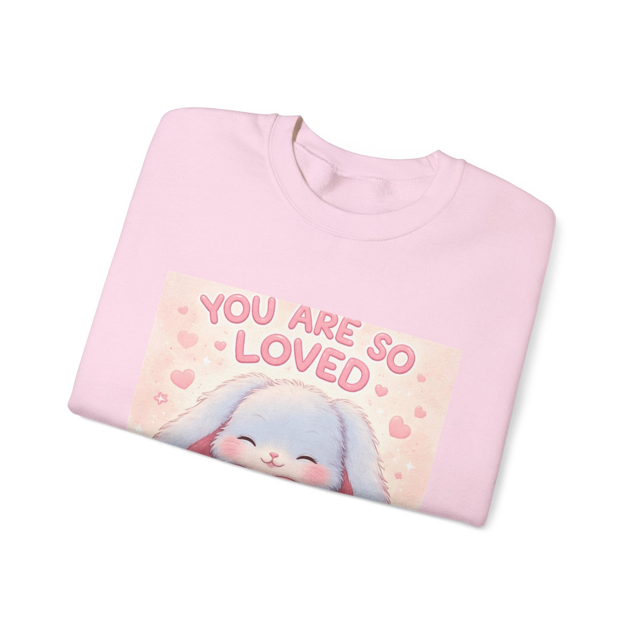 "YOU ARE SO LOVED" Black Cat Crewneck | College Girl Gift | Fashion | KayKay Classics