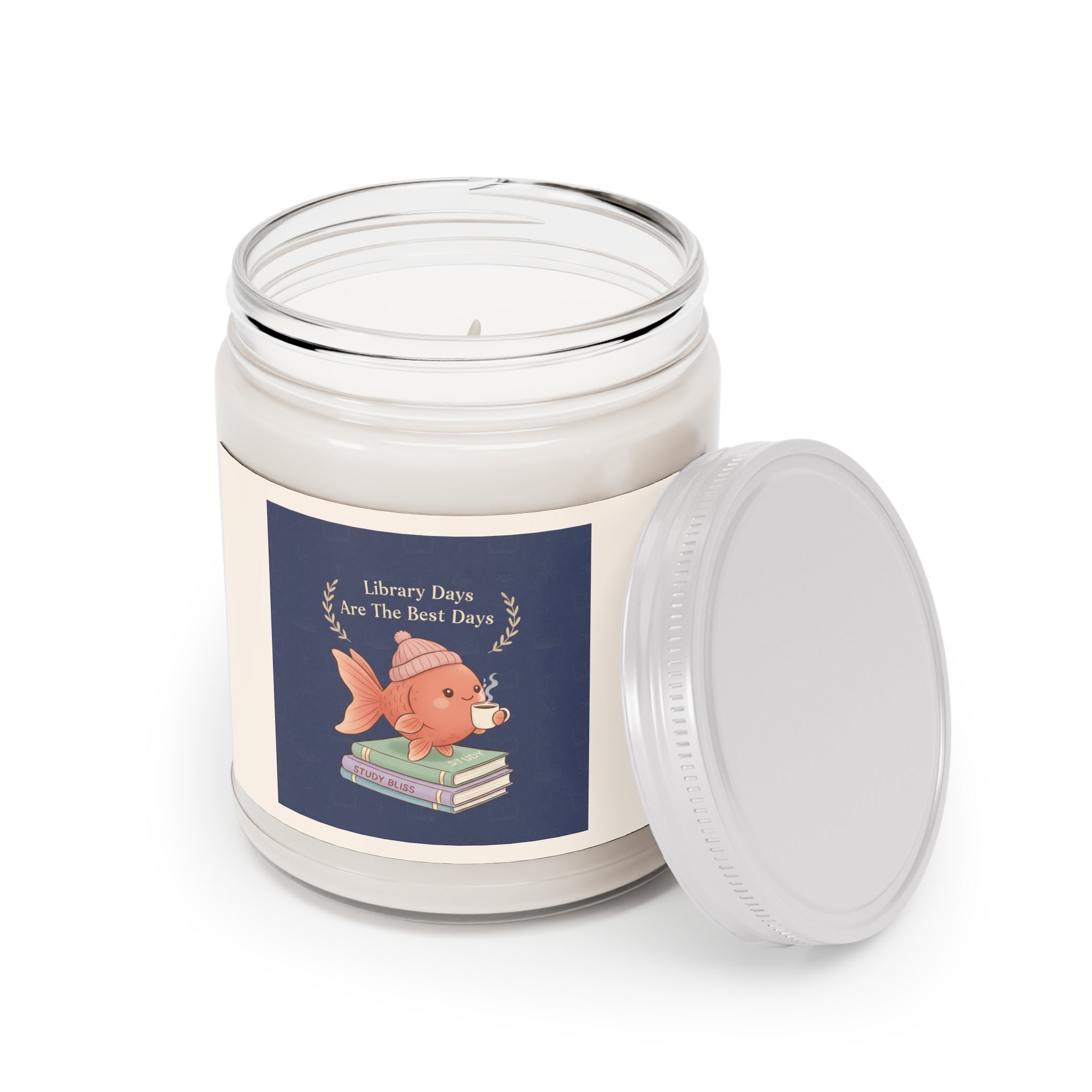 Bear Scented Candle – Library Days Are the Best Days