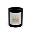 Smart Girls Club Sisterhood Love Rabbit Black Mug 11oz