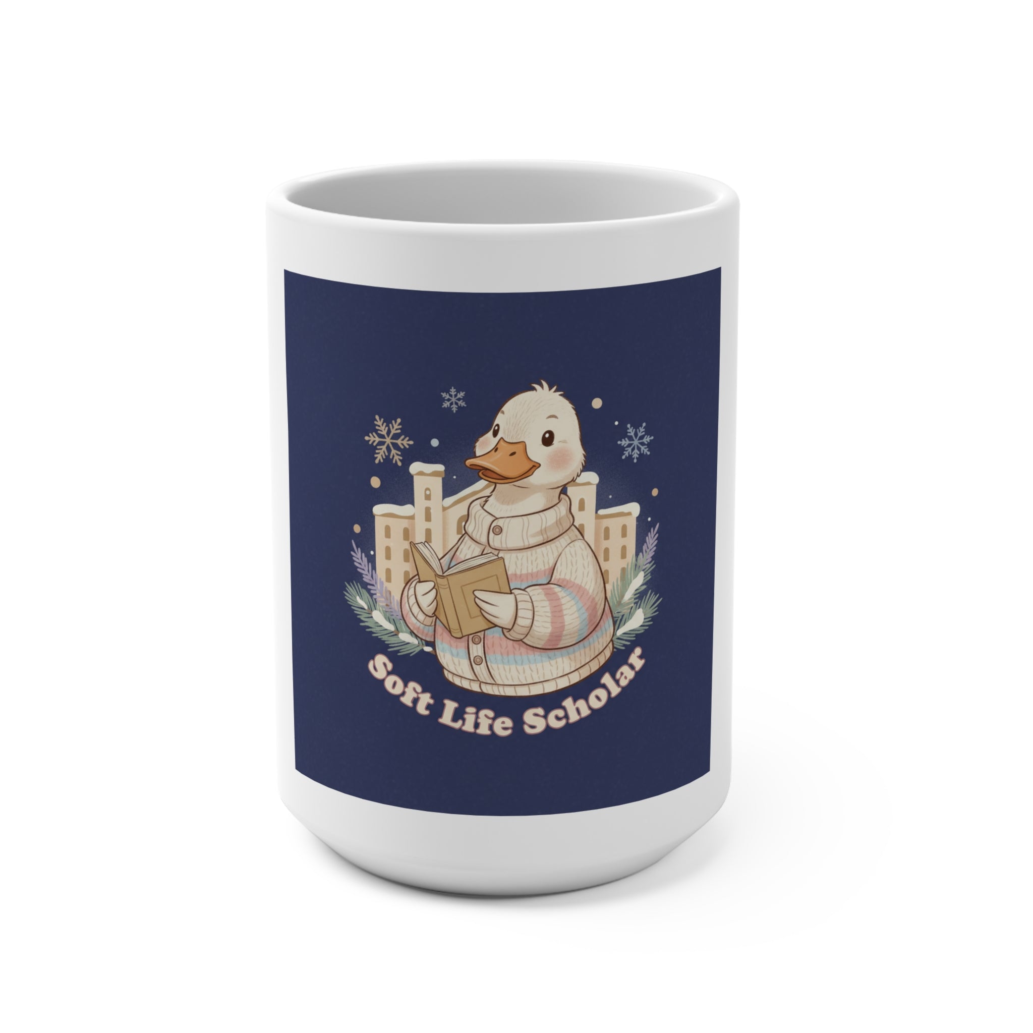 Soft Life Scholar Cozy bear Mug 15oz