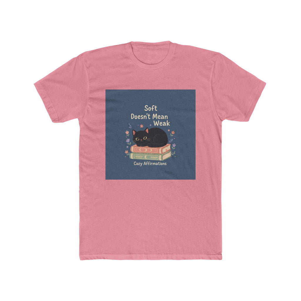 Black Cat Unisex Tee – Soft Doesnt Mean Weak