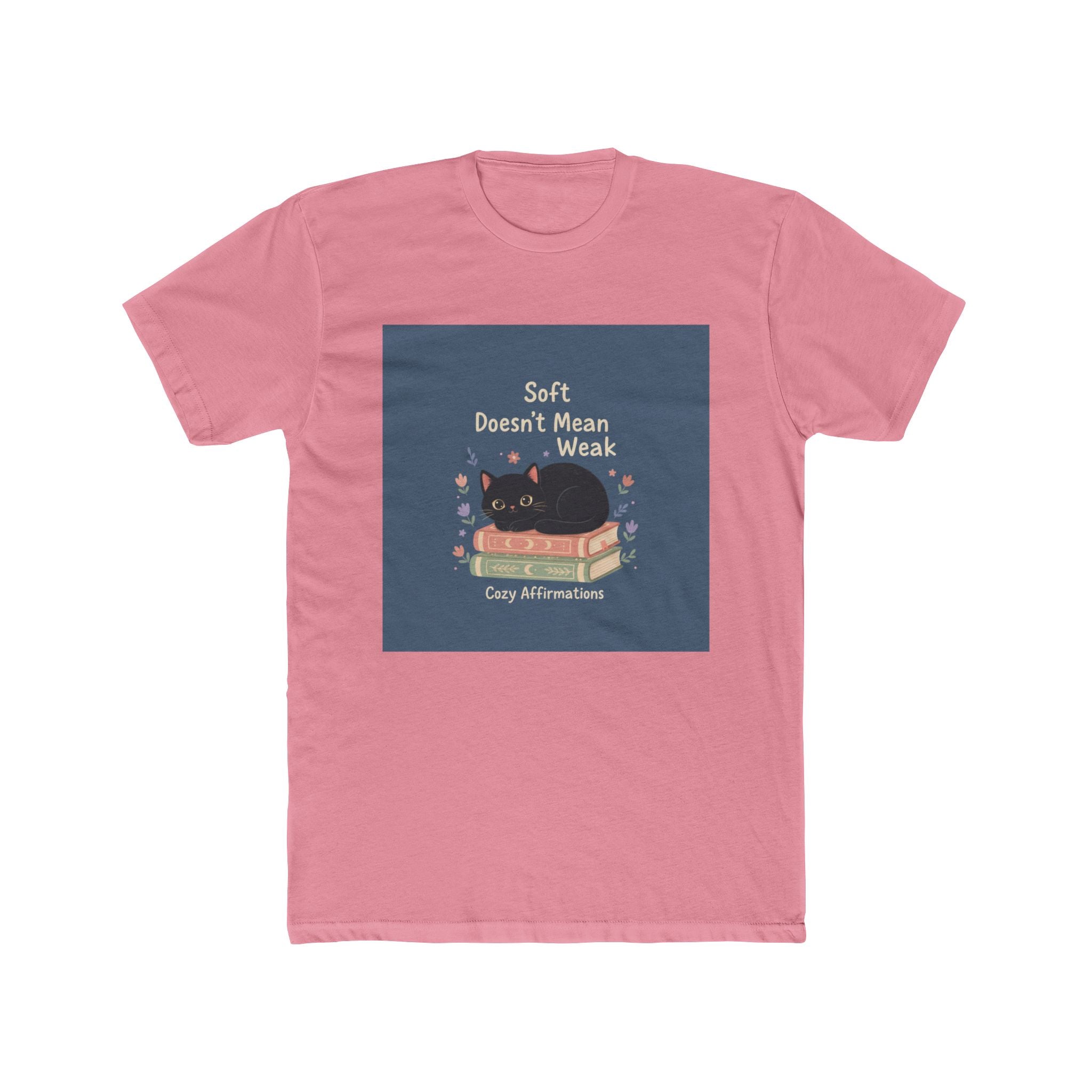 Black Cat Unisex Tee – Soft Doesnt Mean Weak