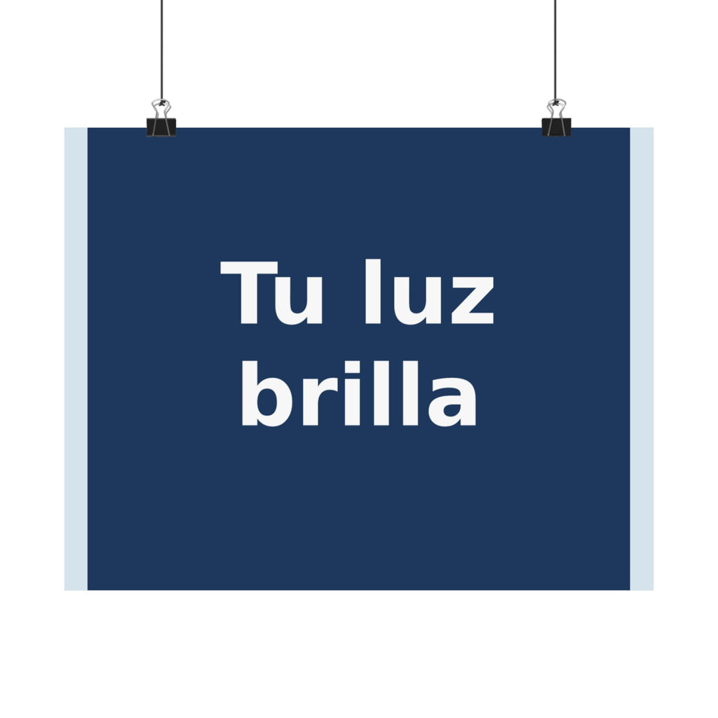 "Tu luz brilla" Black Cat Poster | Trendy Gift for Her | Lifestyle | KayKay Classics