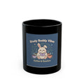 Bunny Black Mug 11oz – Study Buddy Vibes Coffee Comfort