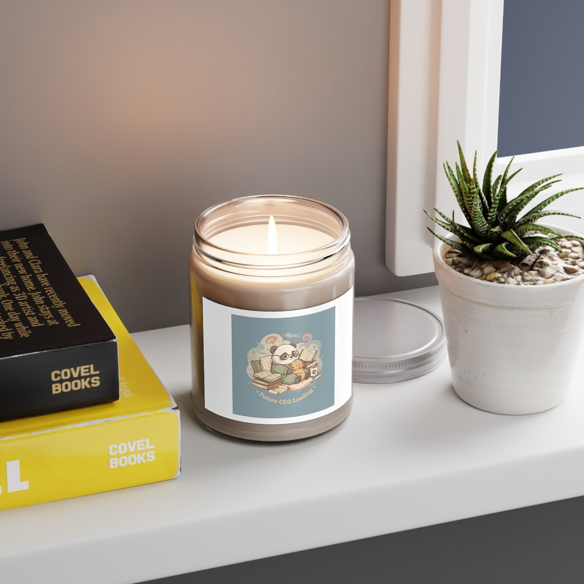 Future CEO Loading Panda, dog Scented Candle