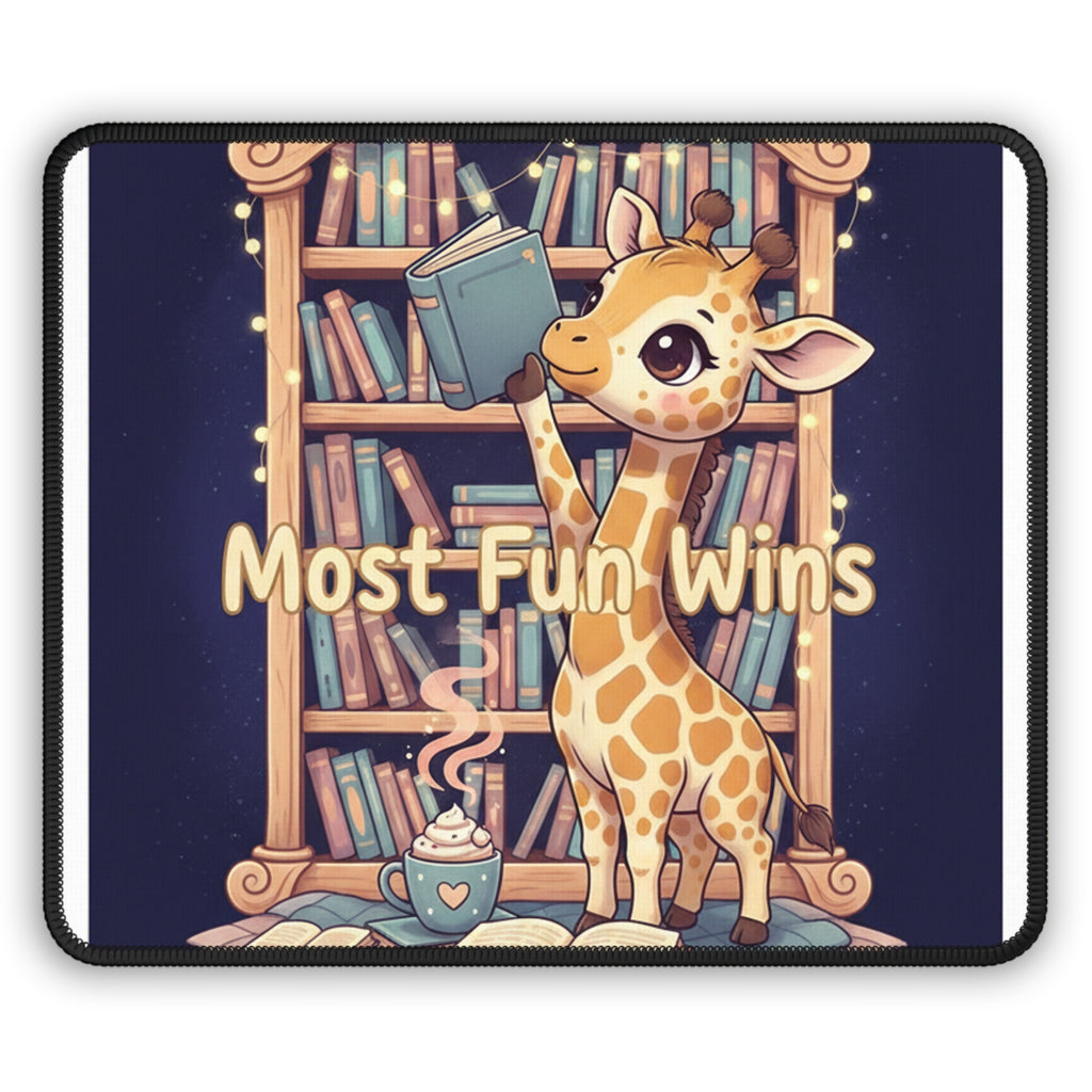 Giraffe Mouse Pad – Most Fun Wins