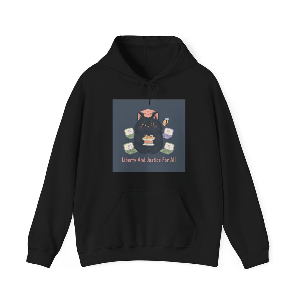 Black Cat Hoodie – Liberty and Justice for All