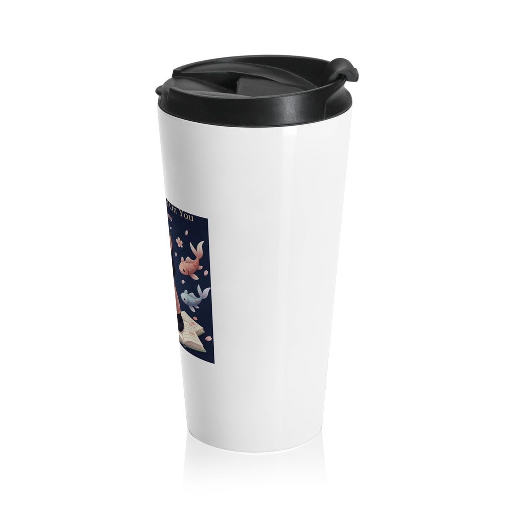 Black Cat Travel Mug – Success Looks Good on You Campus Dreams