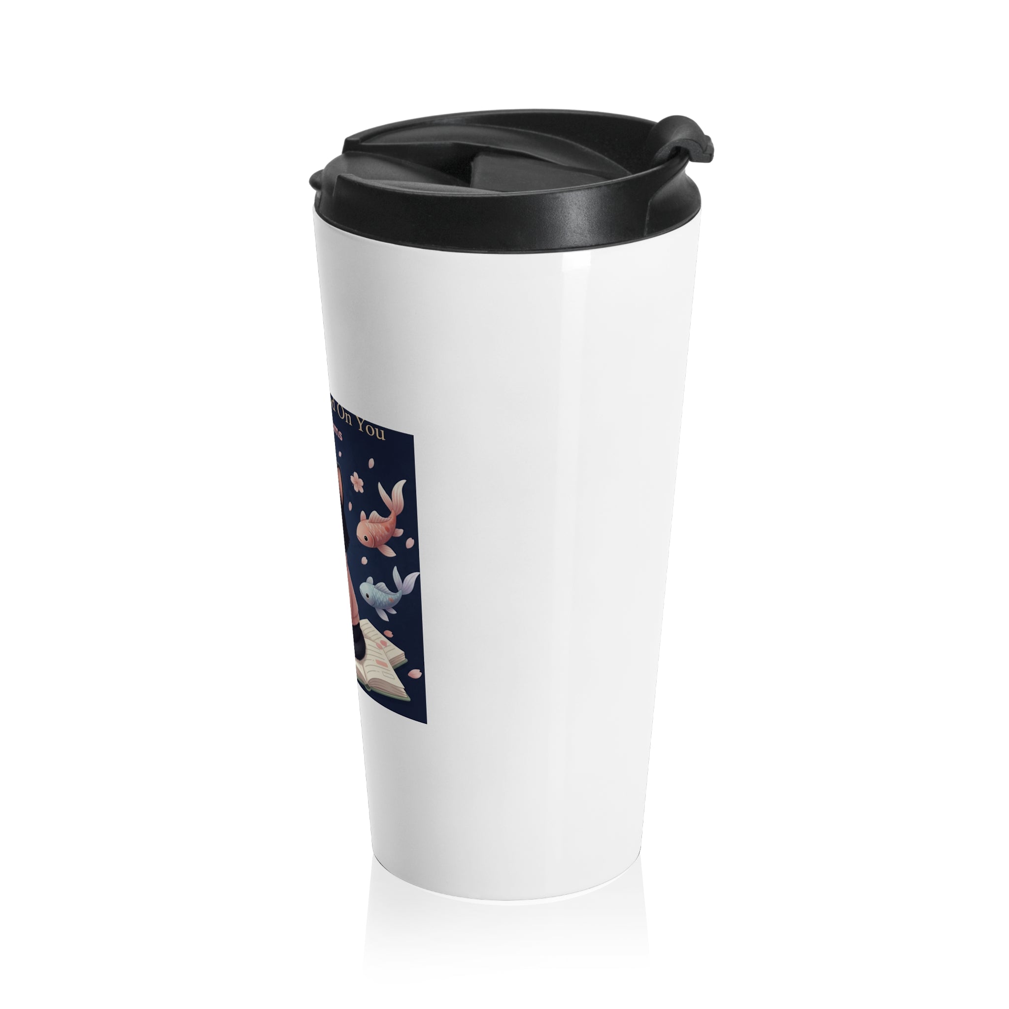 Black Cat Travel Mug – Success Looks Good on You Campus Dreams