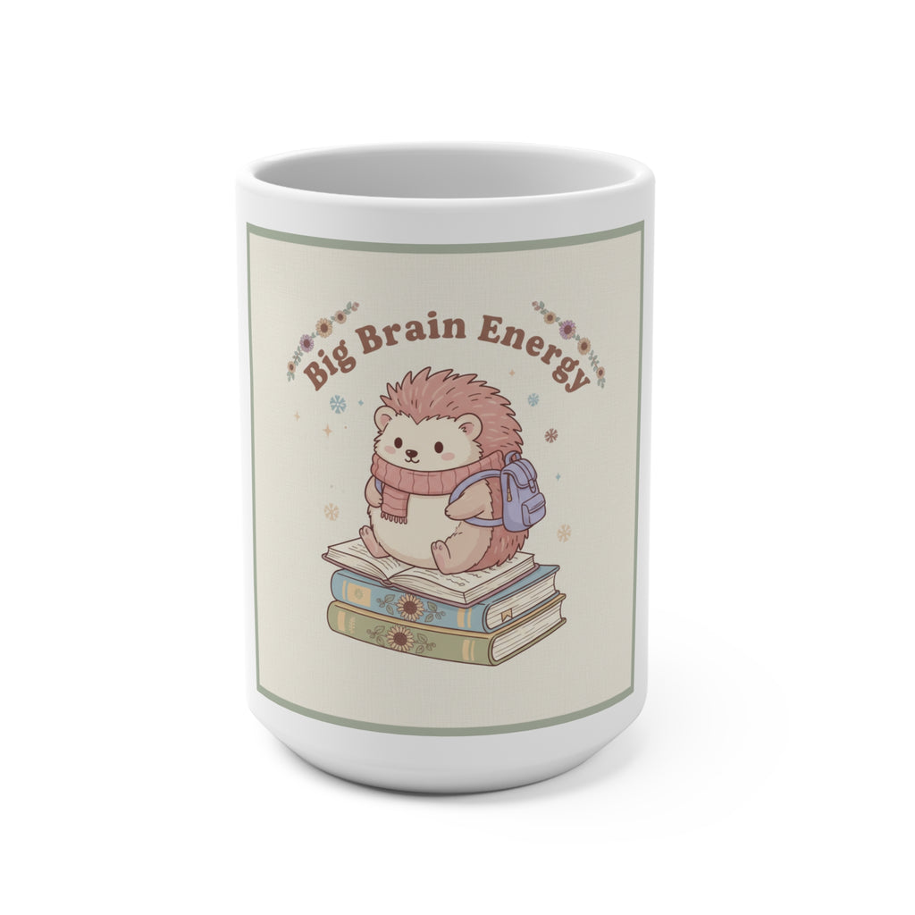Big Brain Energy Hedgehog Mug 15oz