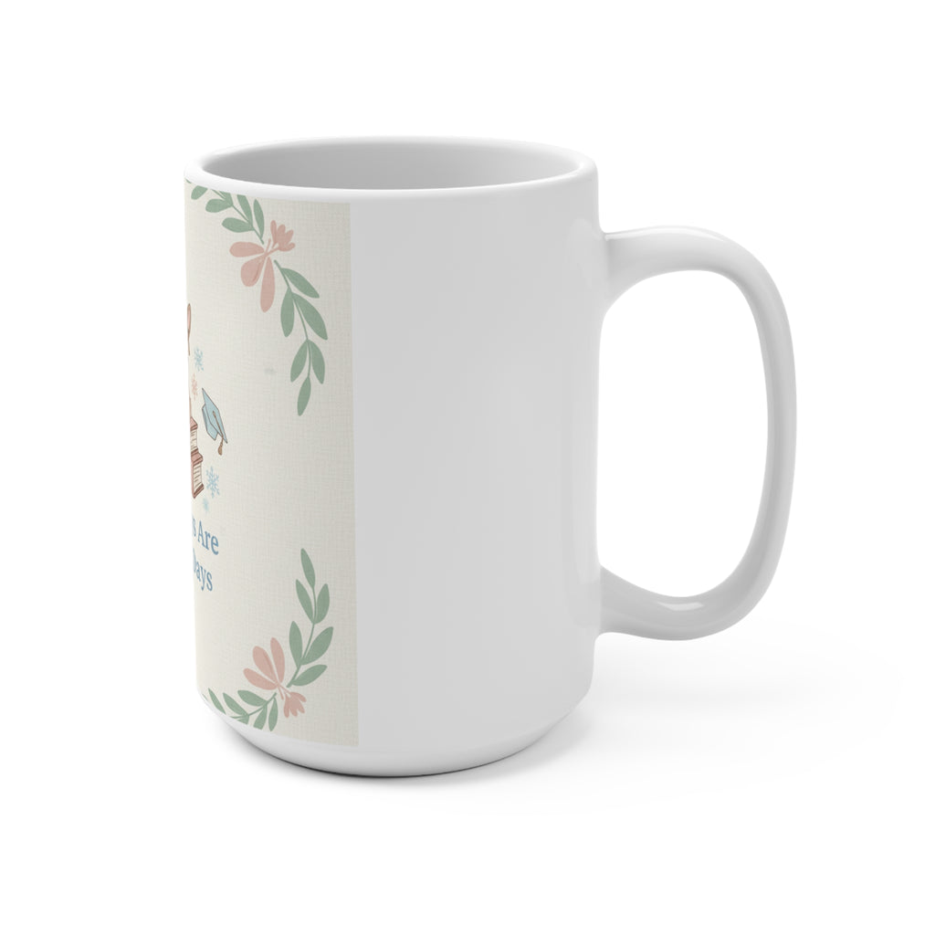Library Days Are The Best Days Rabbits Mug 15oz