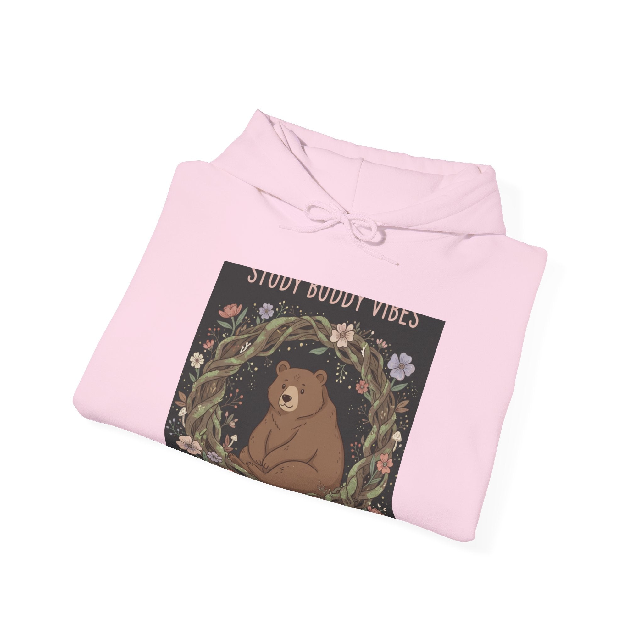 Bear Hoodie – Study Buddy Vibes
