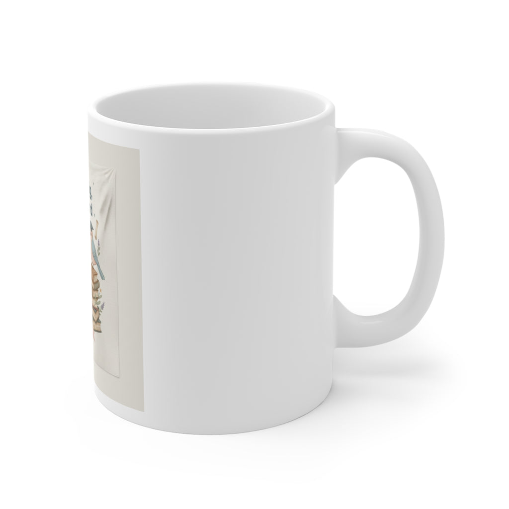 Dream Big, Study Hard Birds Mug 11oz