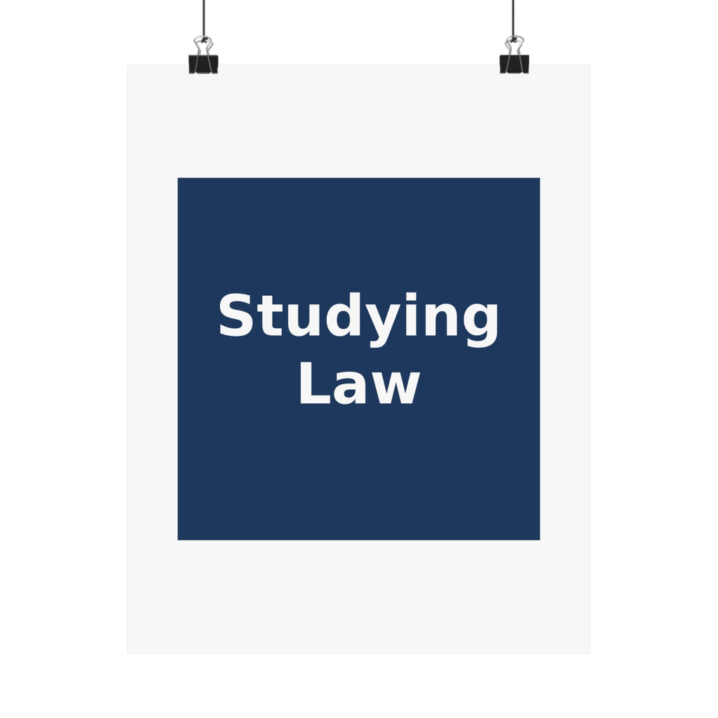 Studying Law - KayKay Poster